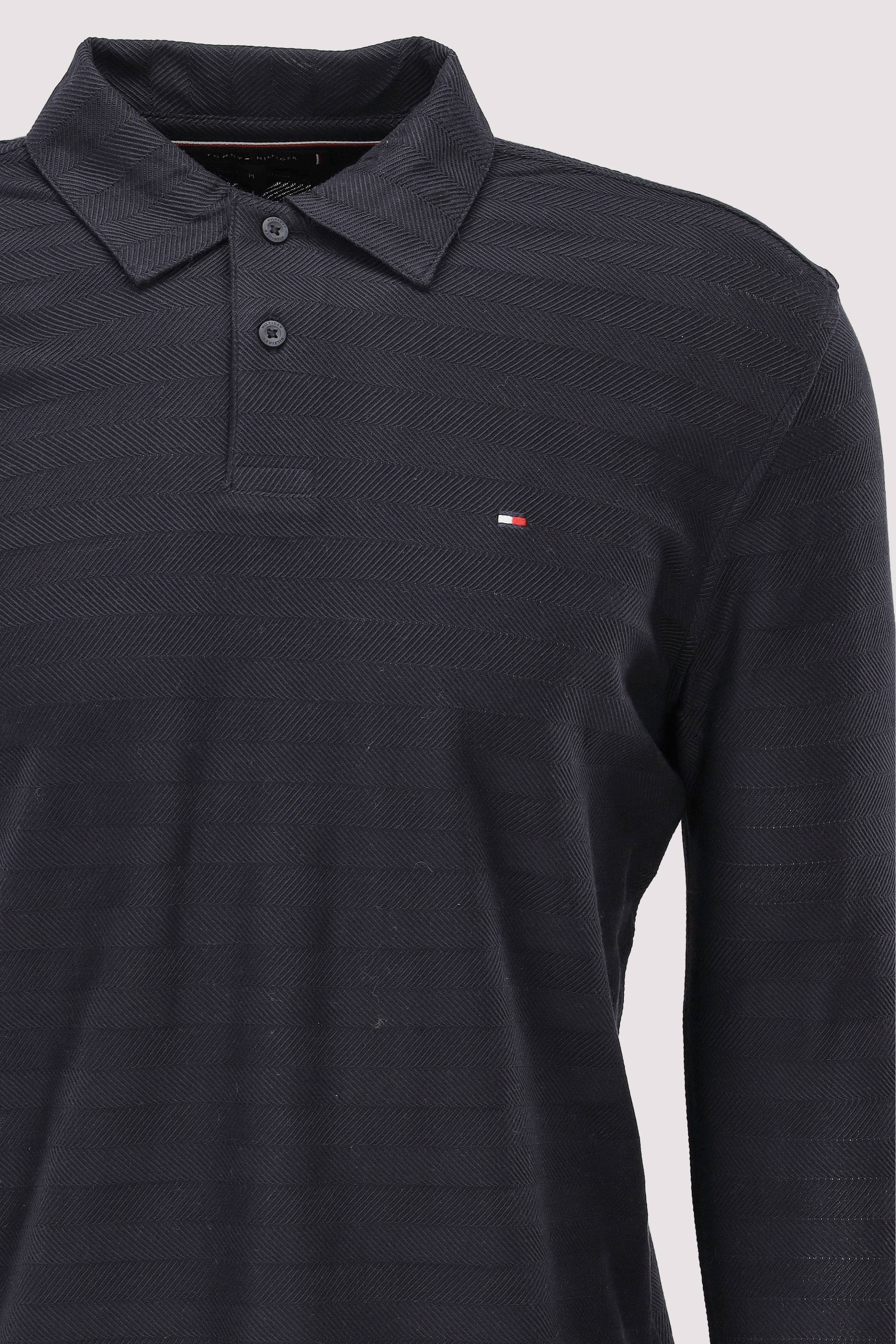Tommy Hilfiger - LS HERRINGBONE REG POLO