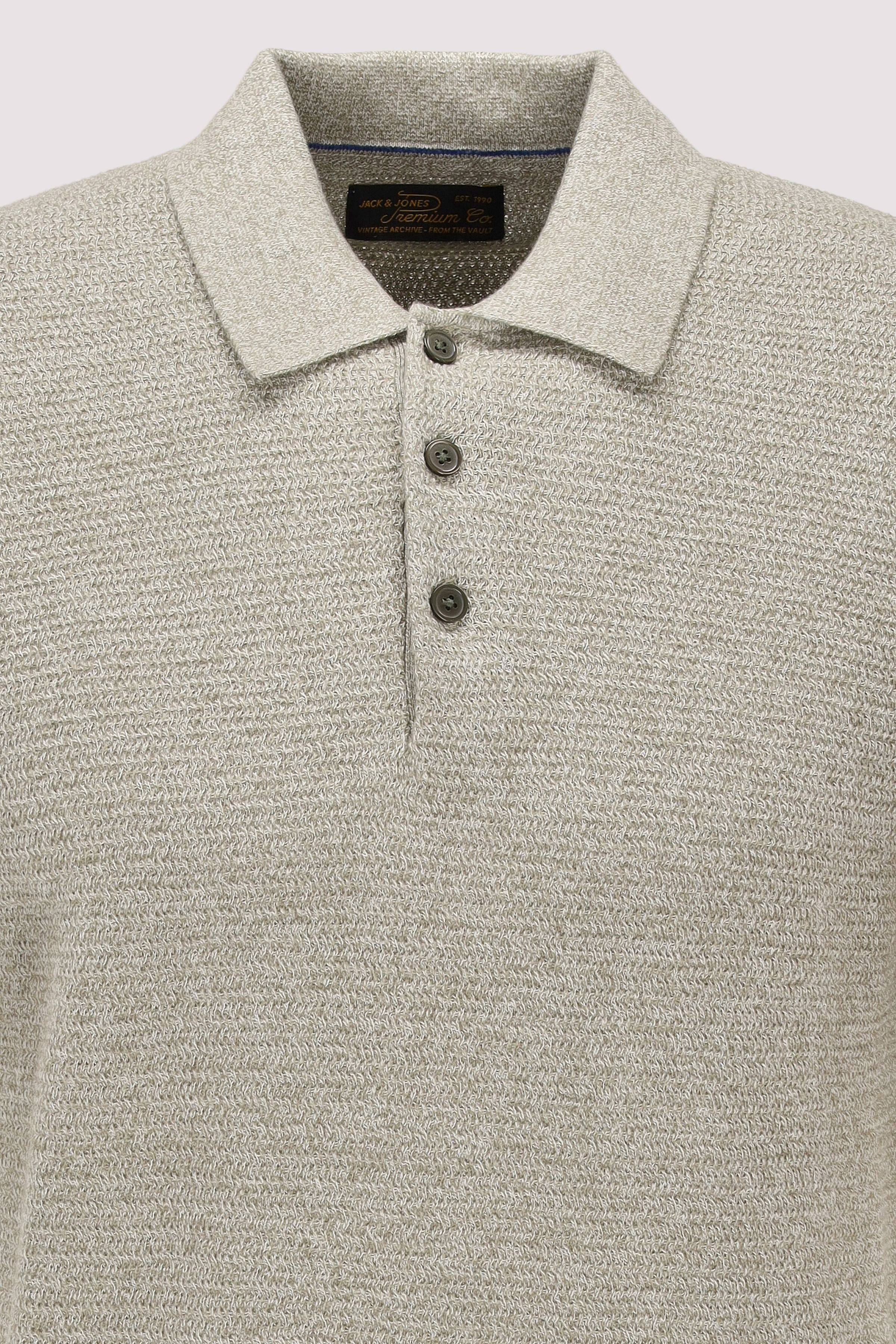 Jack and Jones - JPRBLURILEY KNIT POLO SS SN