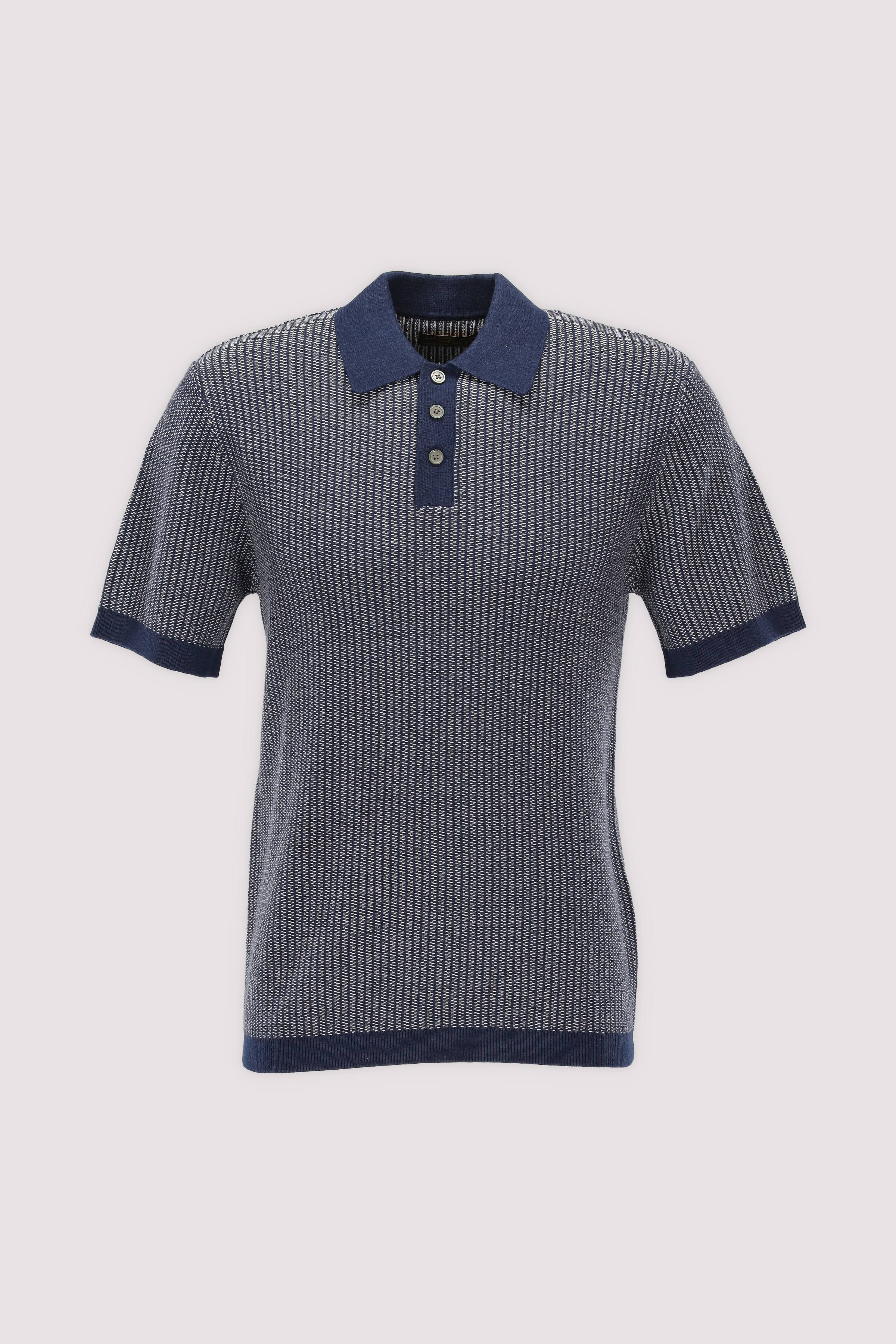 Kurzarm-Poloshirt Jack and Jones blau