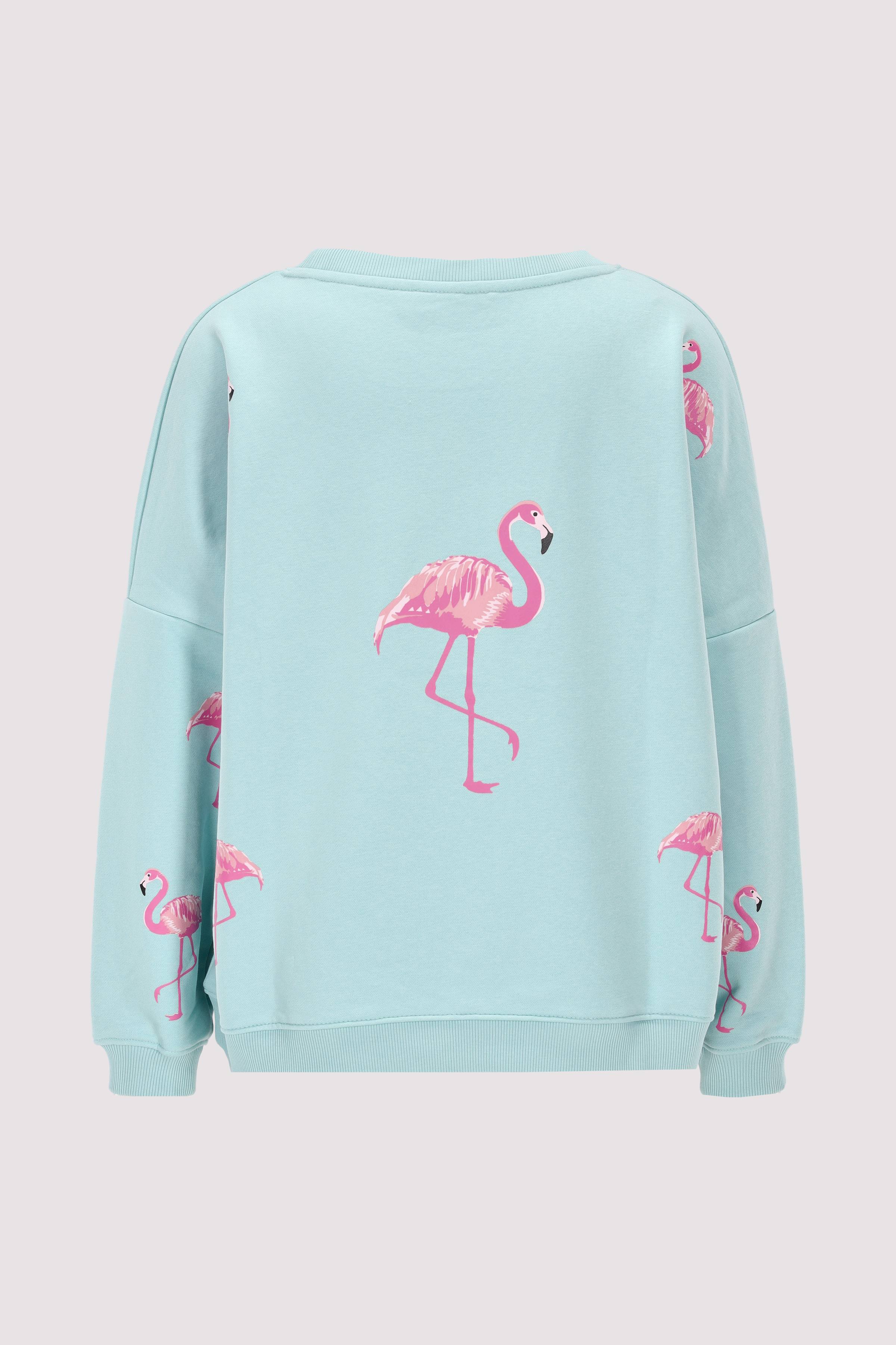 Miss Goodlife - Sweat Flamingo aop Miss Goodlife - Sweat Flamingo aop