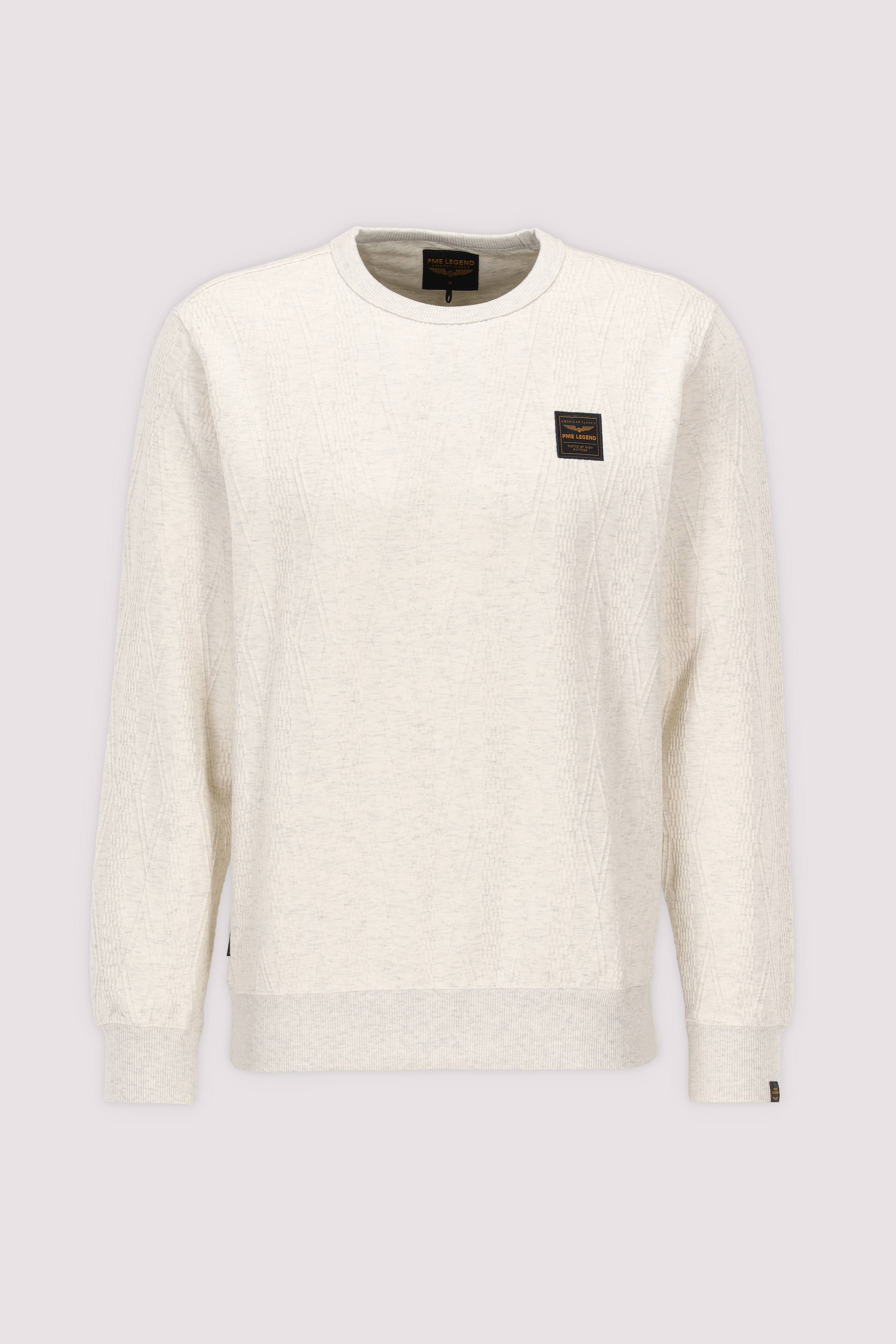 Crewneck jacquard sweat