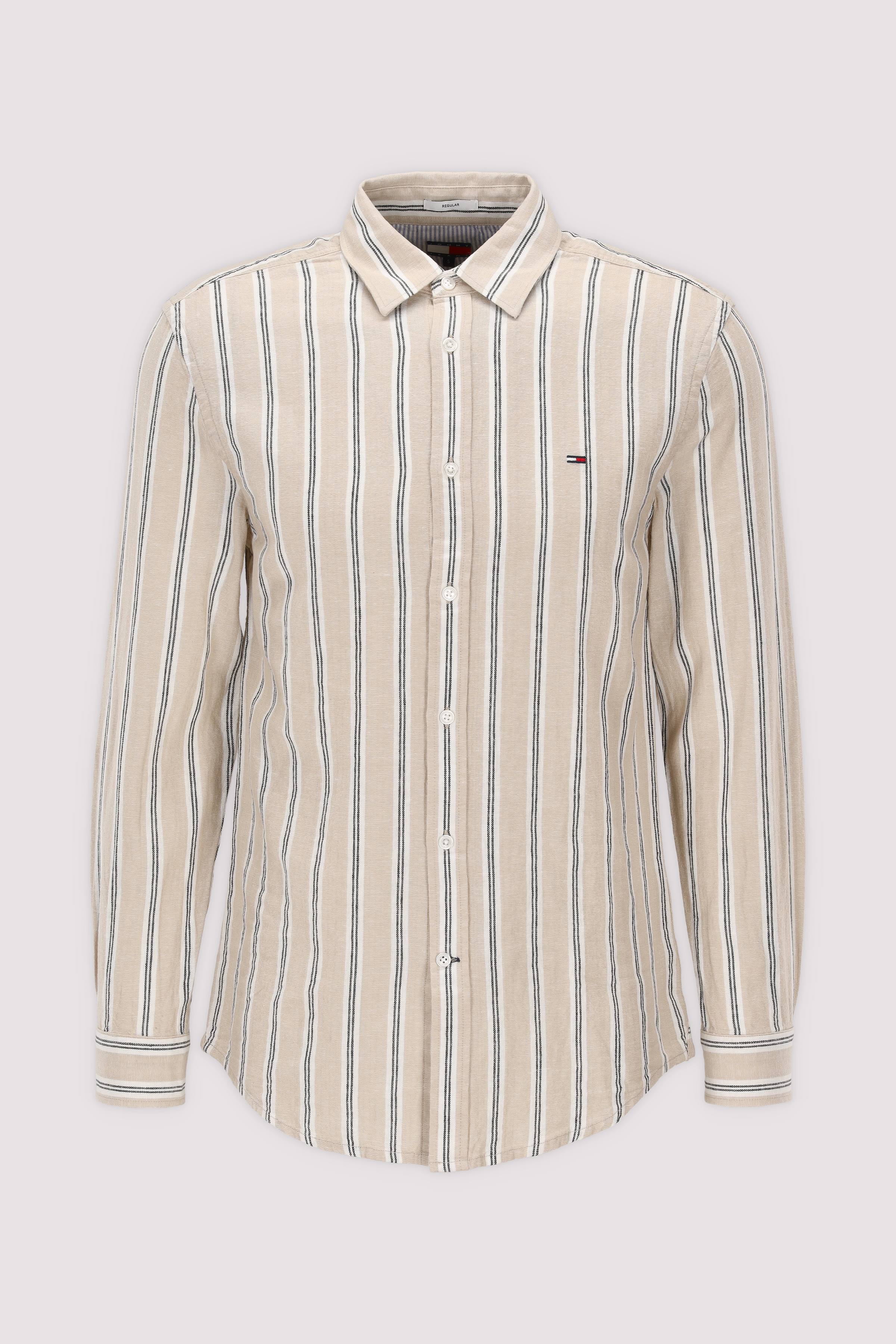 Tommy Hilfiger Leinenhemd in beige
