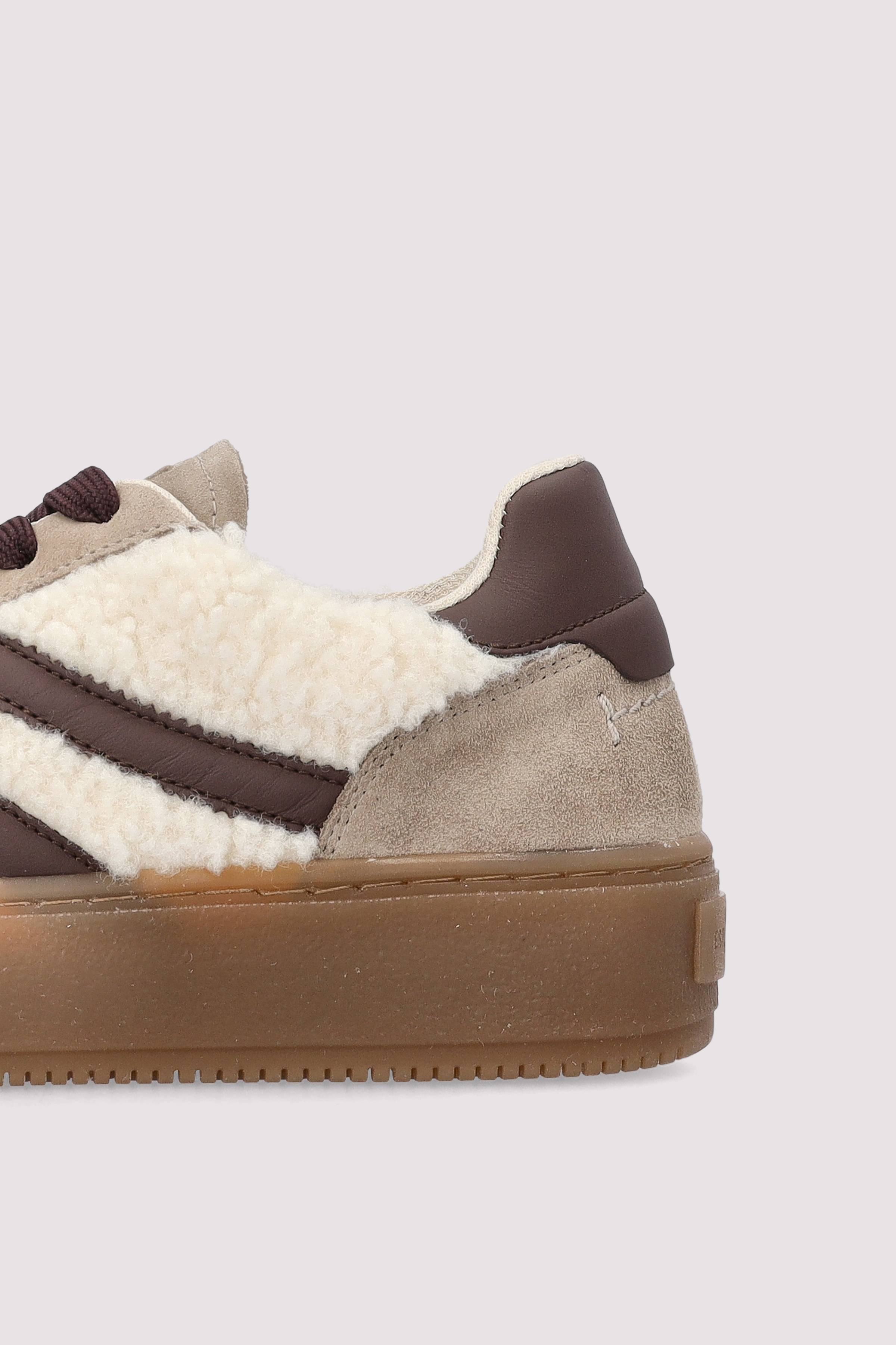Marc O Polo Schuhe - Marc O'Polo Damen Sneaker Taupe