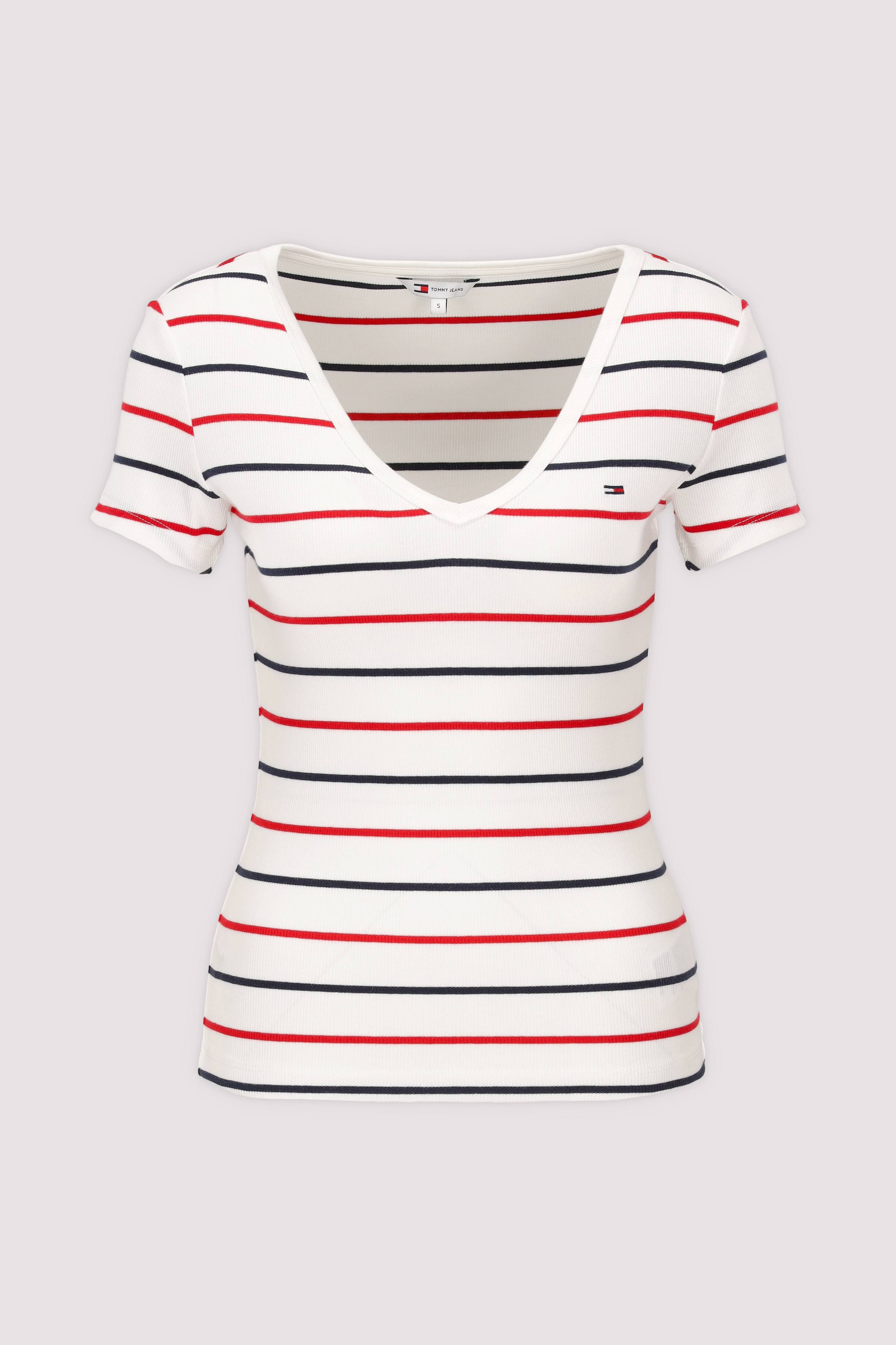 Tommy Jeans Damen T‑Shirt aus Baumwolle
