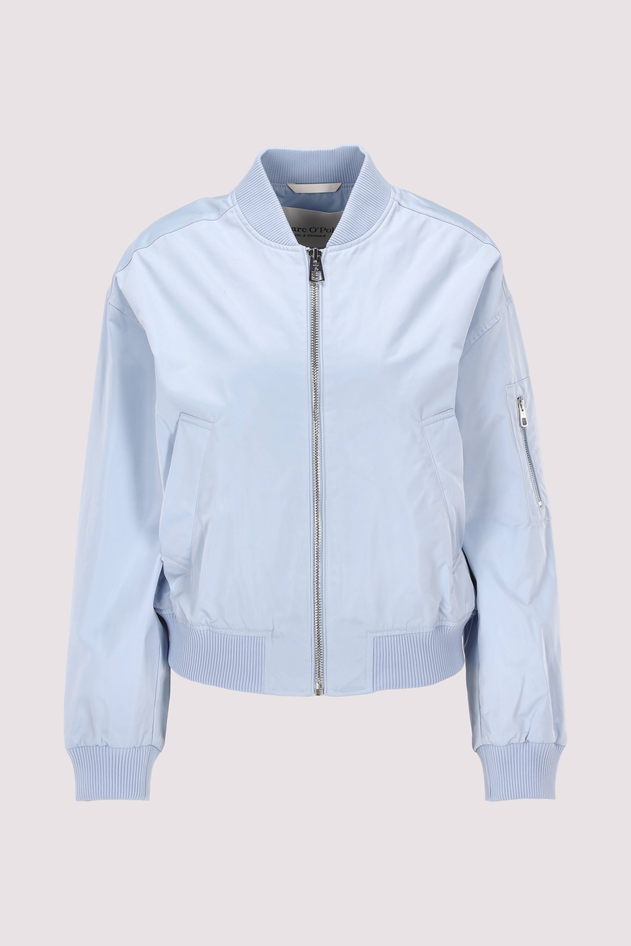 Blouson, knitted details, zipp
