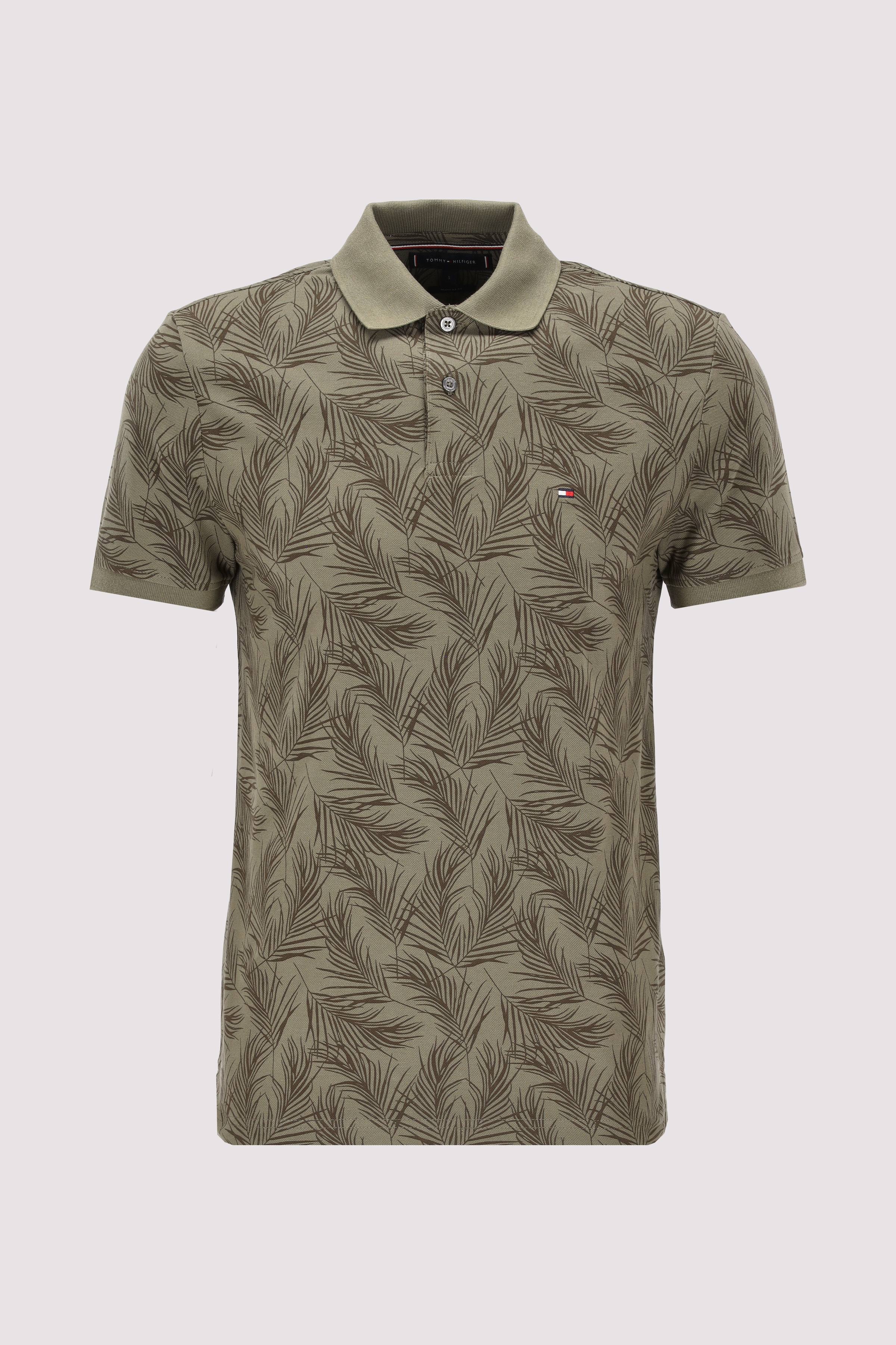 LEAF AOP REG POLO