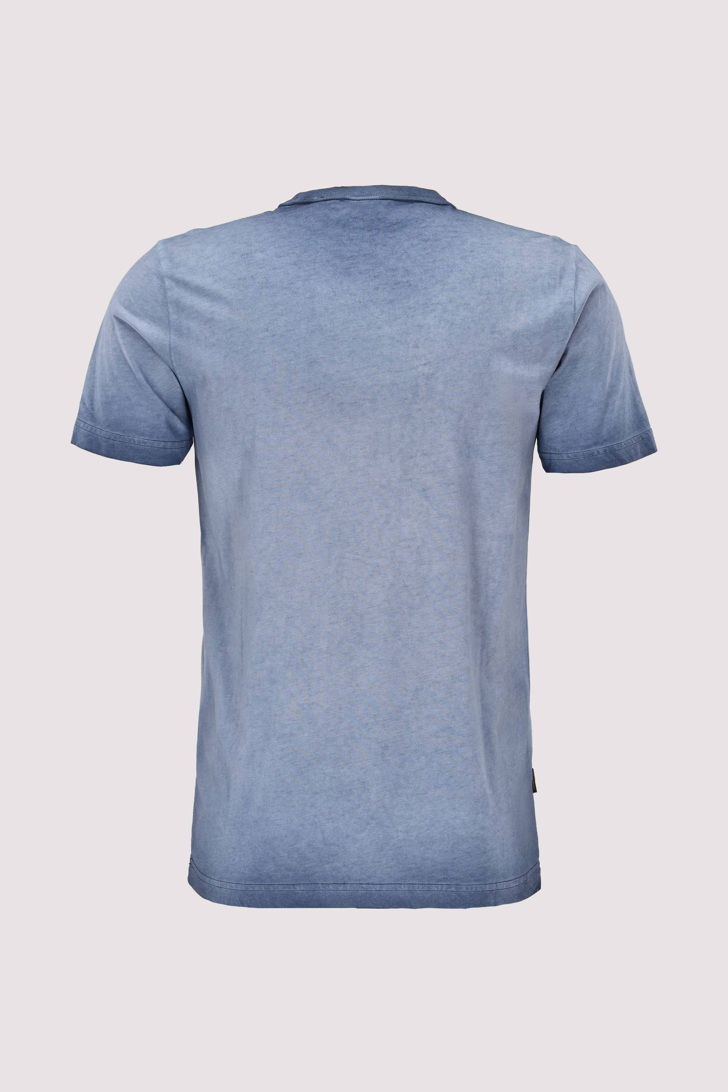 Short sleeve r-neck cold dye a