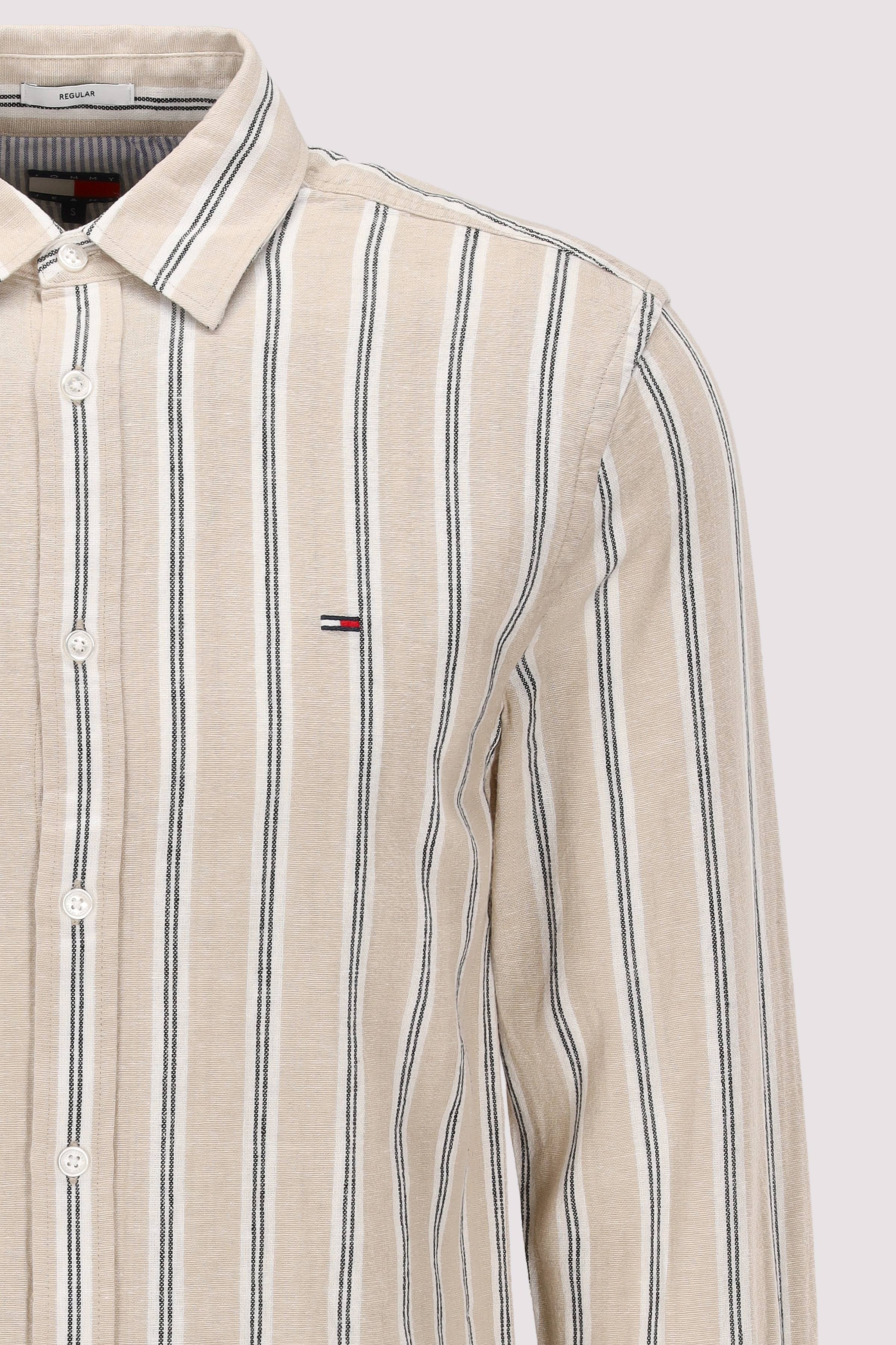Tommy Hilfiger - Tommy Hilfiger Leinenhemd in beige