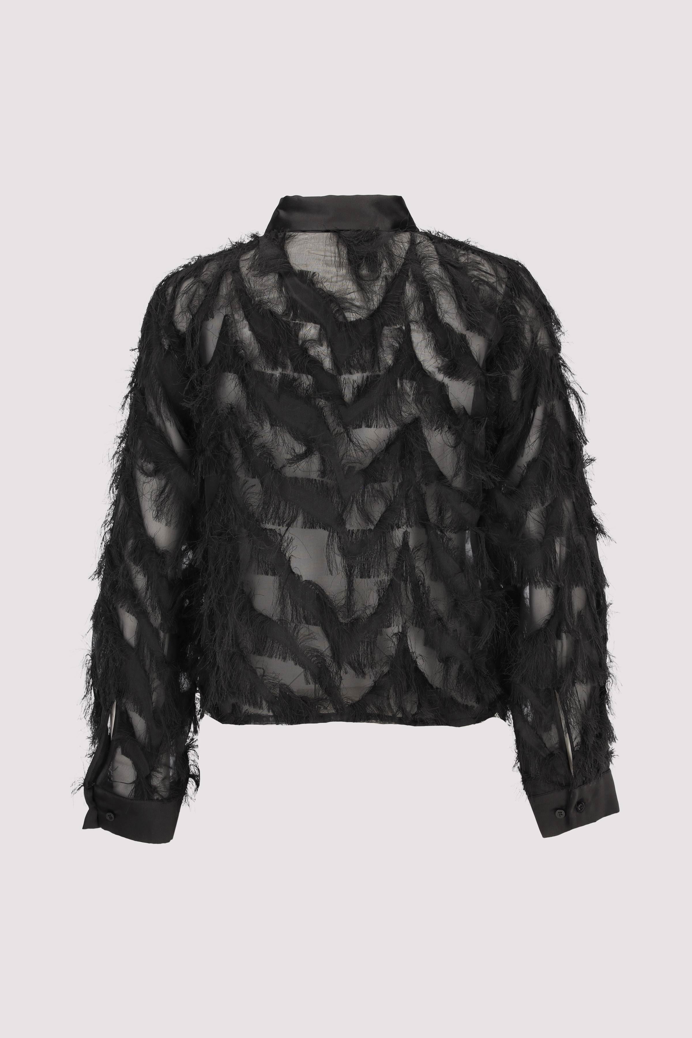 SLFMYLINE LS FLUFFY CROPPED SH