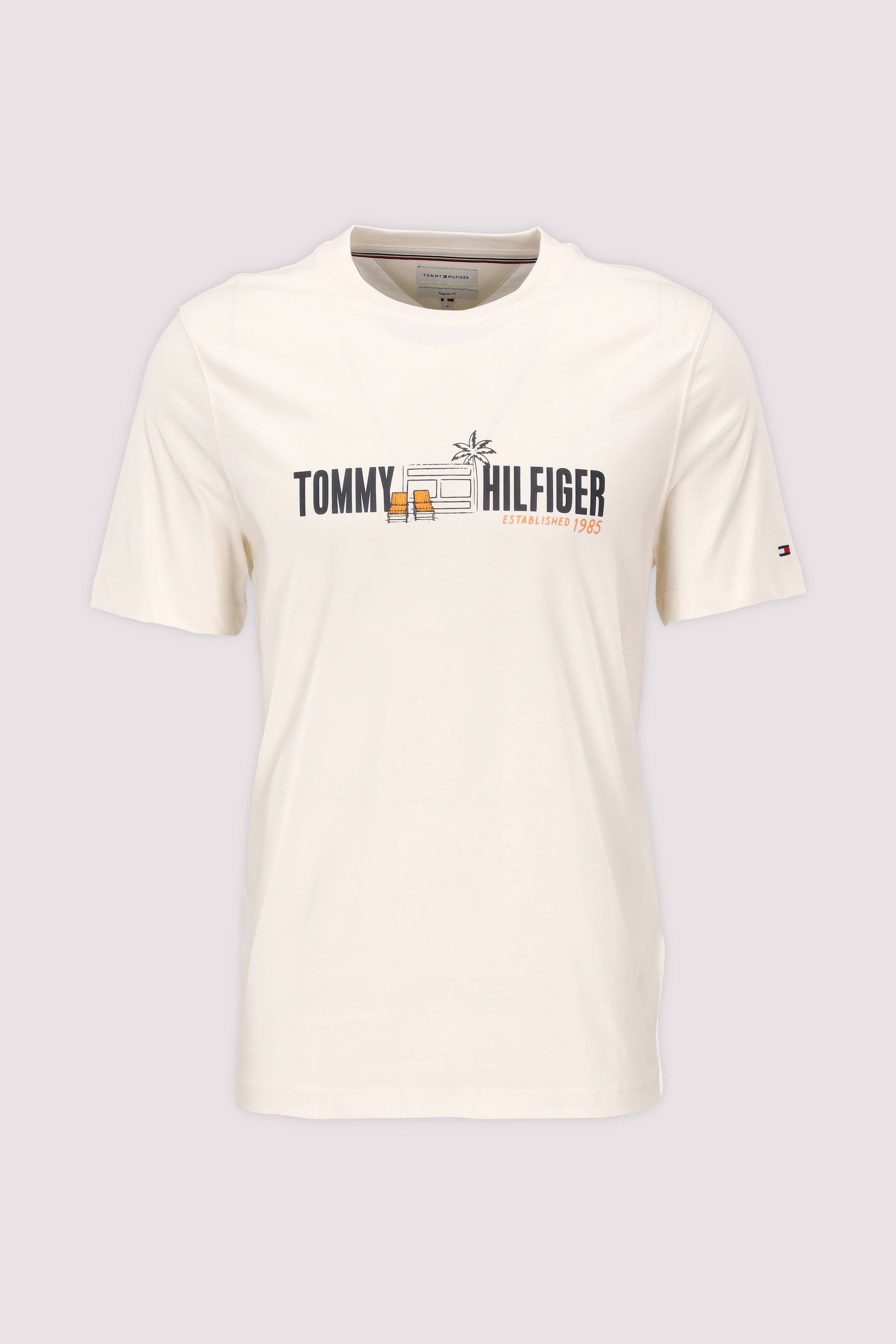 Tommy Hilfiger Gelbes Kurzarmshirt
