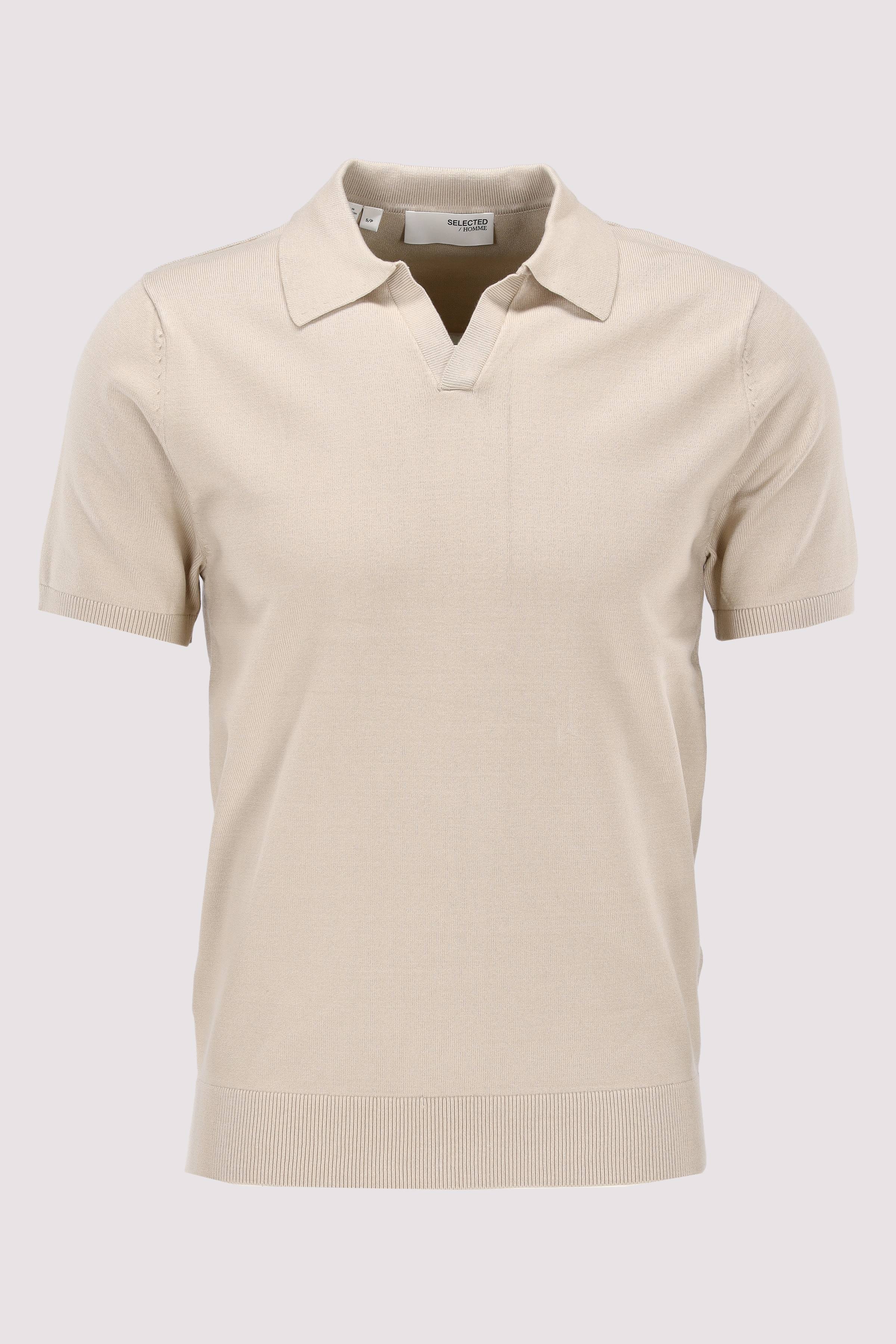 SLHTELLER SS KNIT POLO NOOS