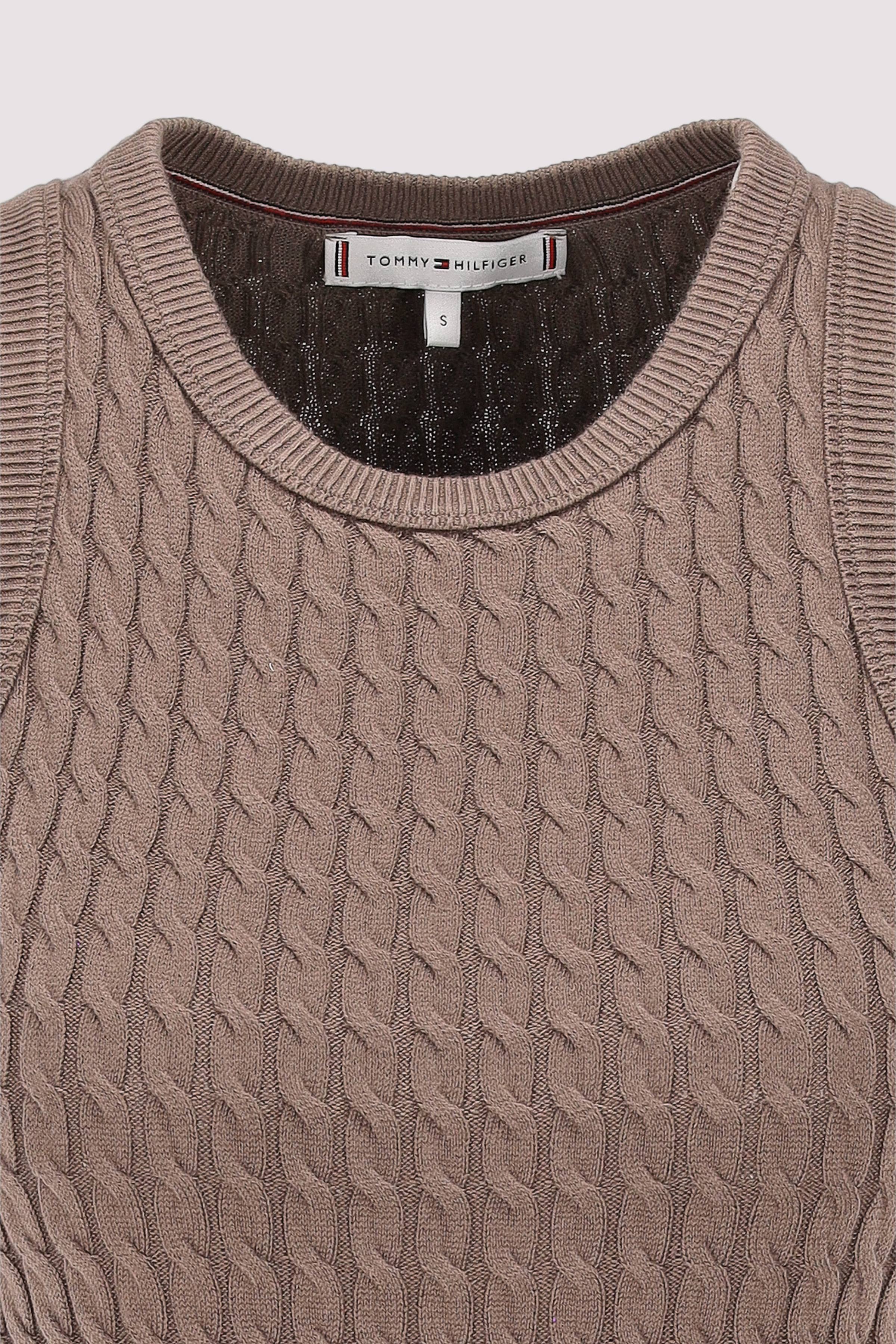 Tommy Hilfiger - CO CABLE FINE GG SL SLIM SWT