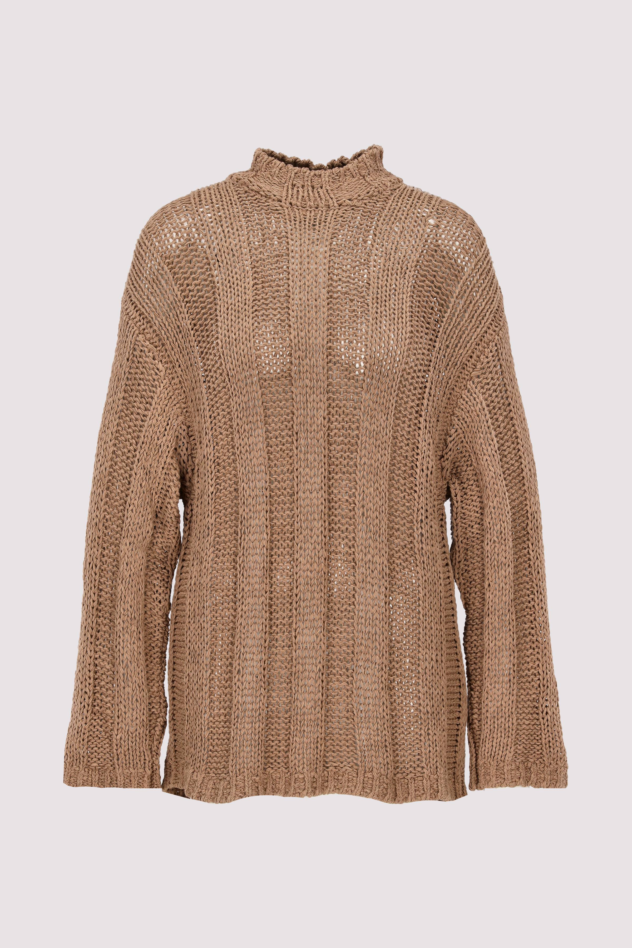 CO POLY TAPE YARN MOCK-NK LS S
