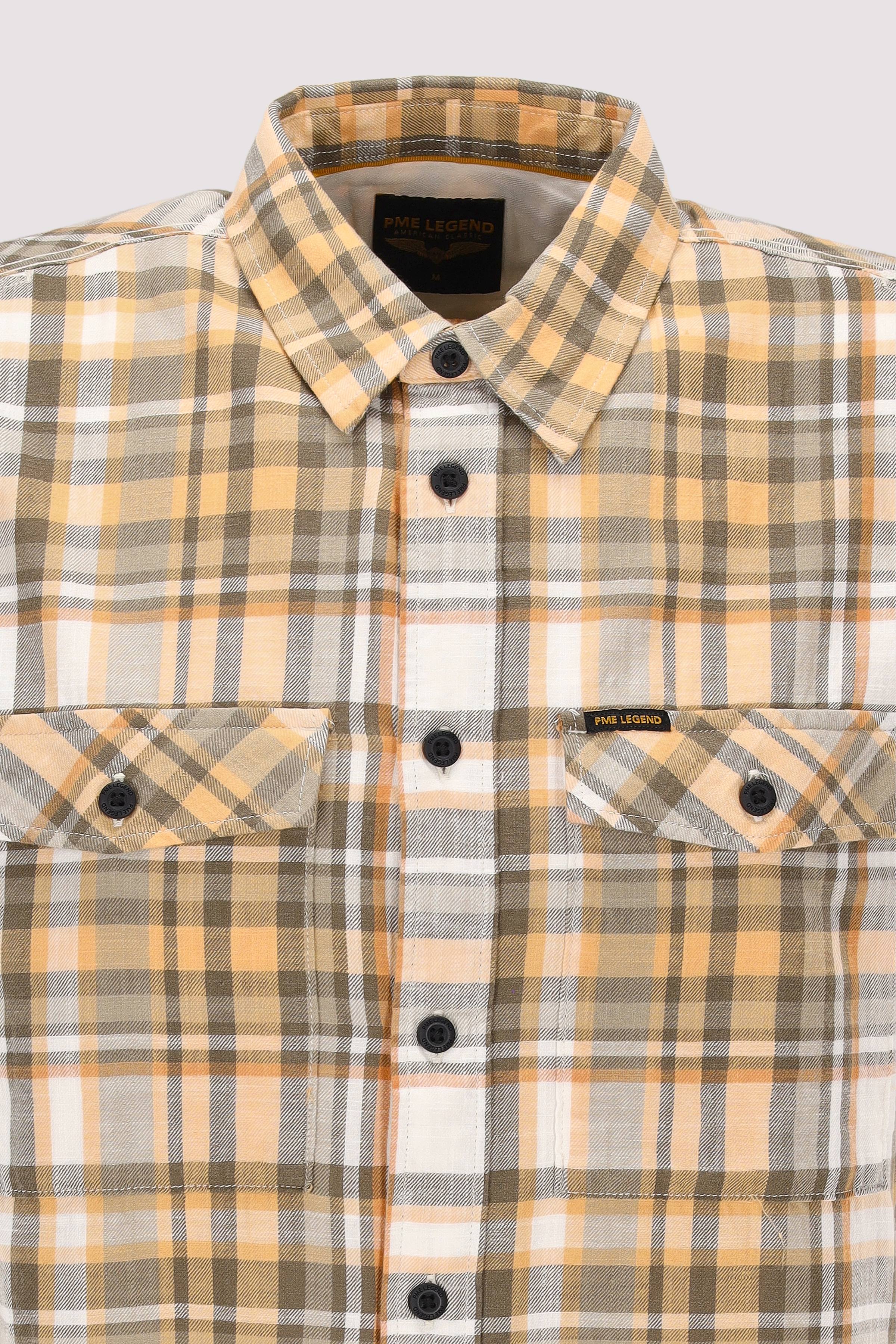 PME Legend - Short Sleeve Shirt Slub Check