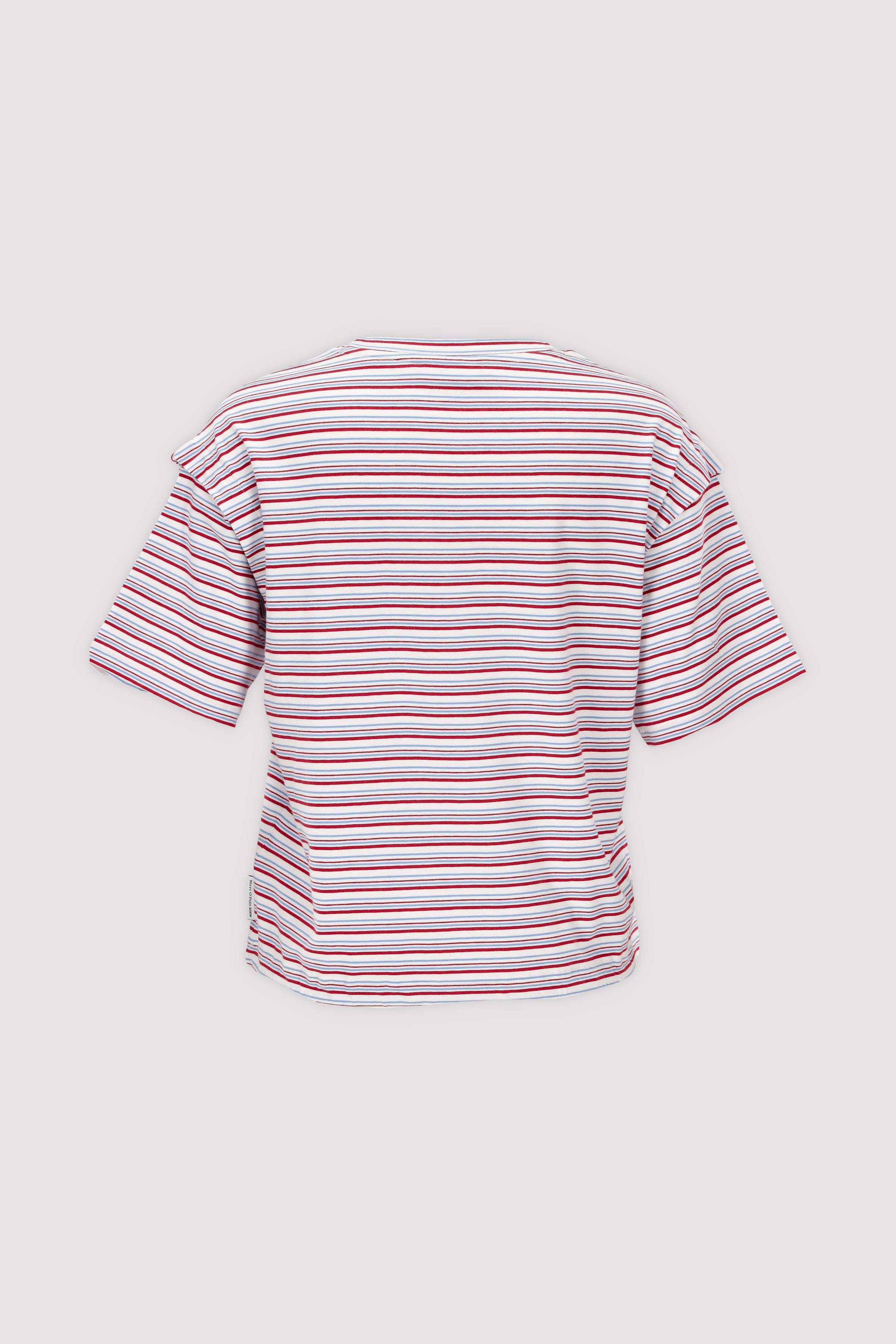 Kurzarm-T-Shirt Weiss aus Baumwolle