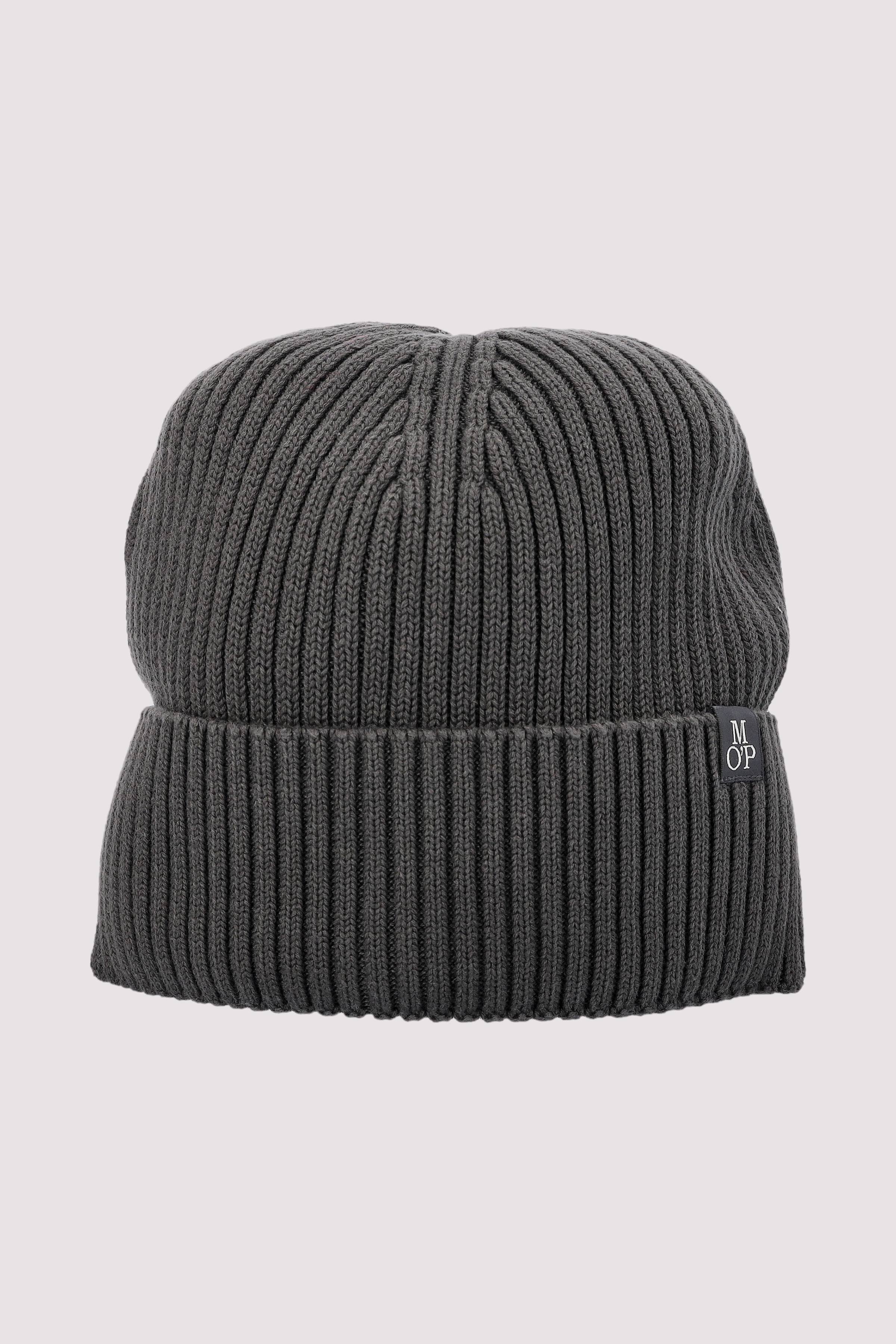 Marc O Polo Casual - Marc O'Polo braune Baumwollmütze