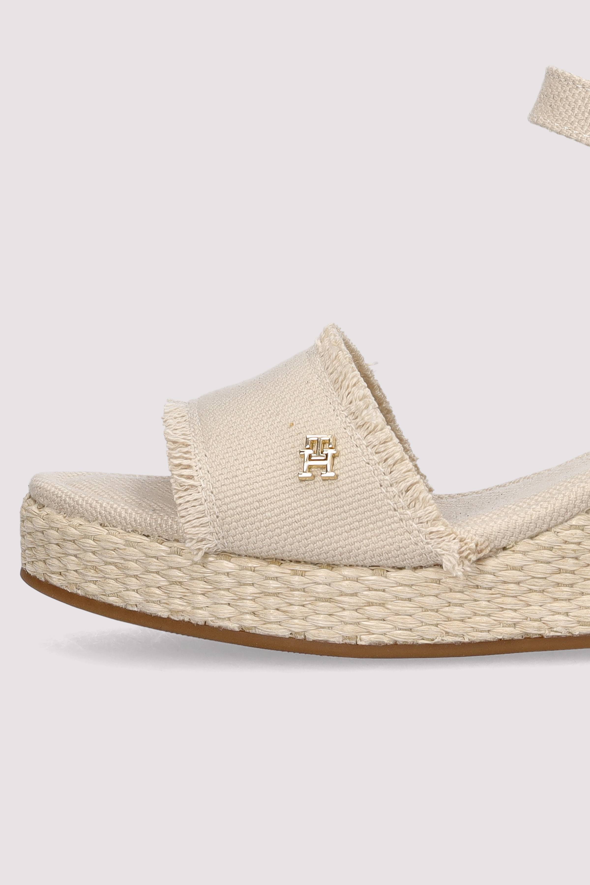 Tommy Hilfiger - MID WOVEN WEDGE ESPAD FRINGE