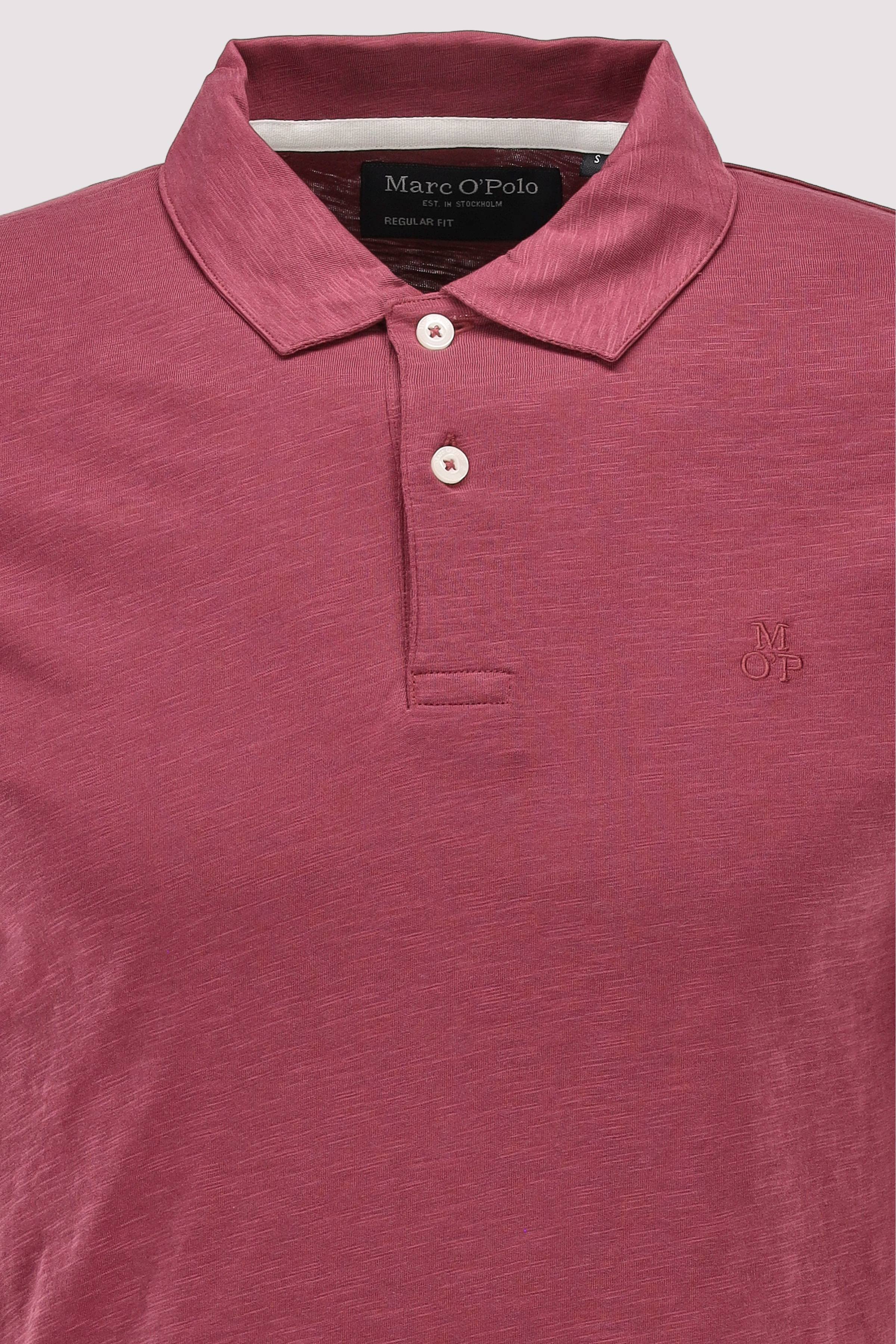 Marc O Polo Casual - Marc O'Polo Poloshirt Acai Red Baumwolle