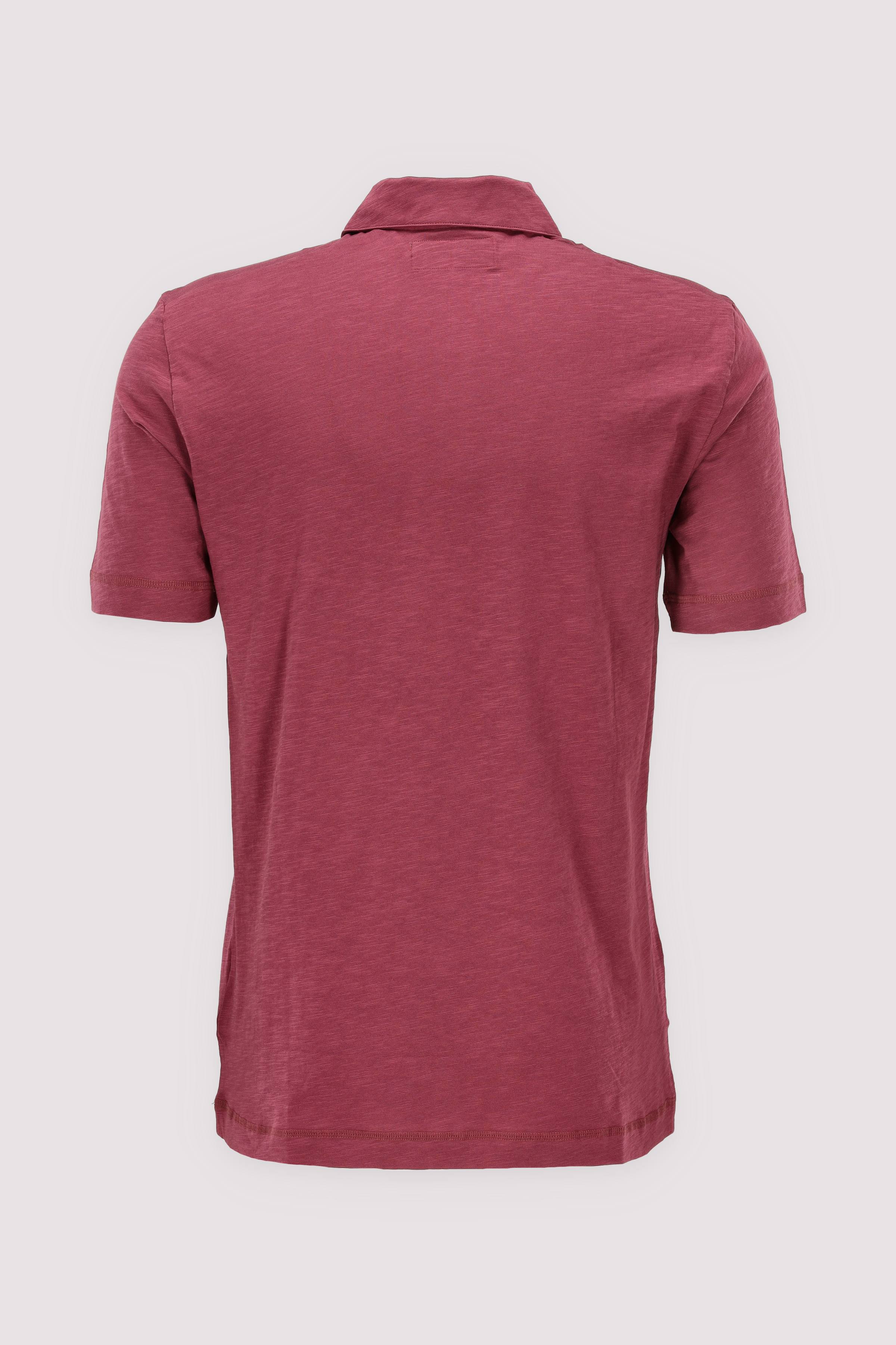 Marc O'Polo Poloshirt Acai Red Baumwolle