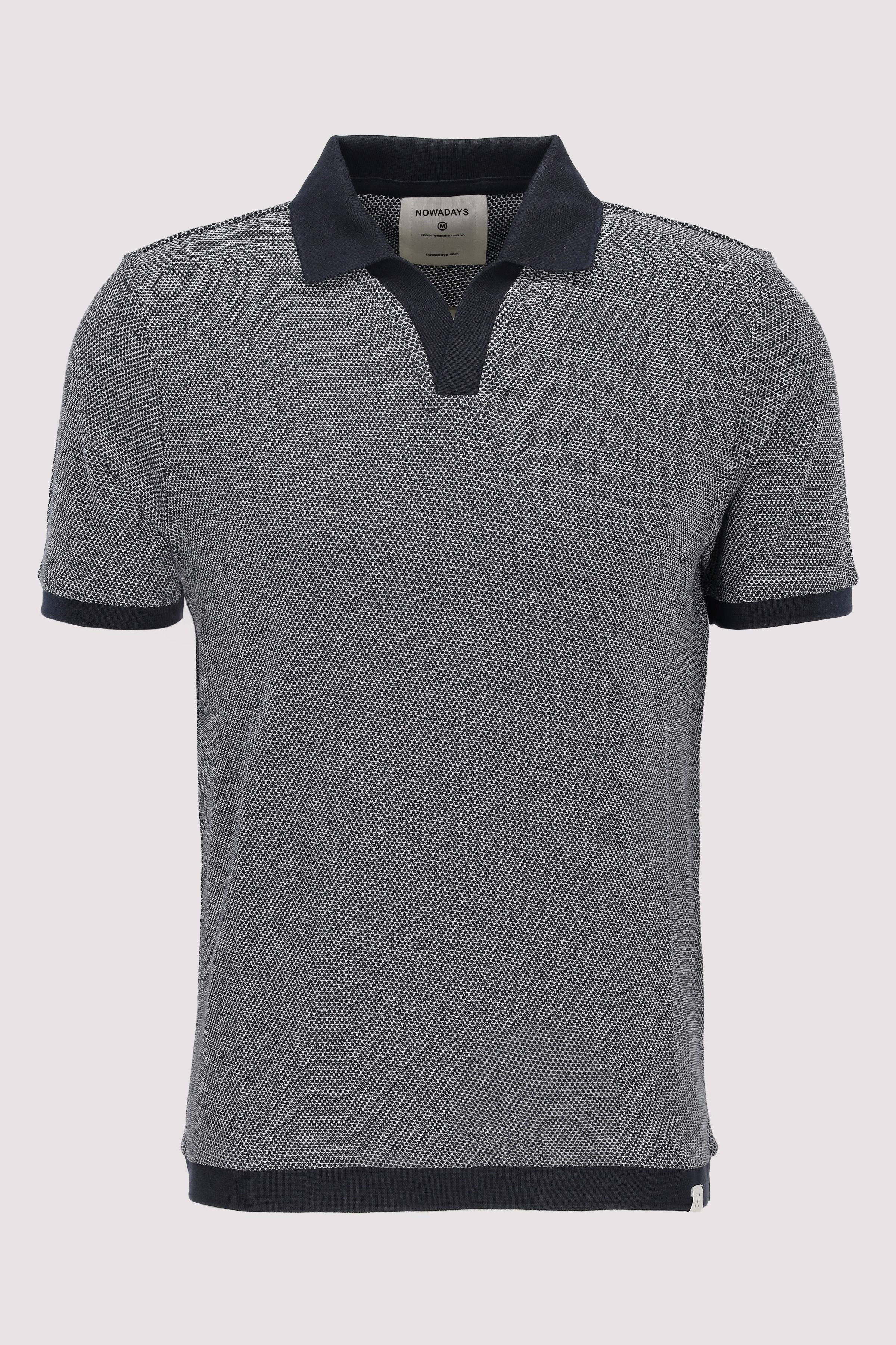 NOWADAYS - open collar polo NOWADAYS - open collar polo