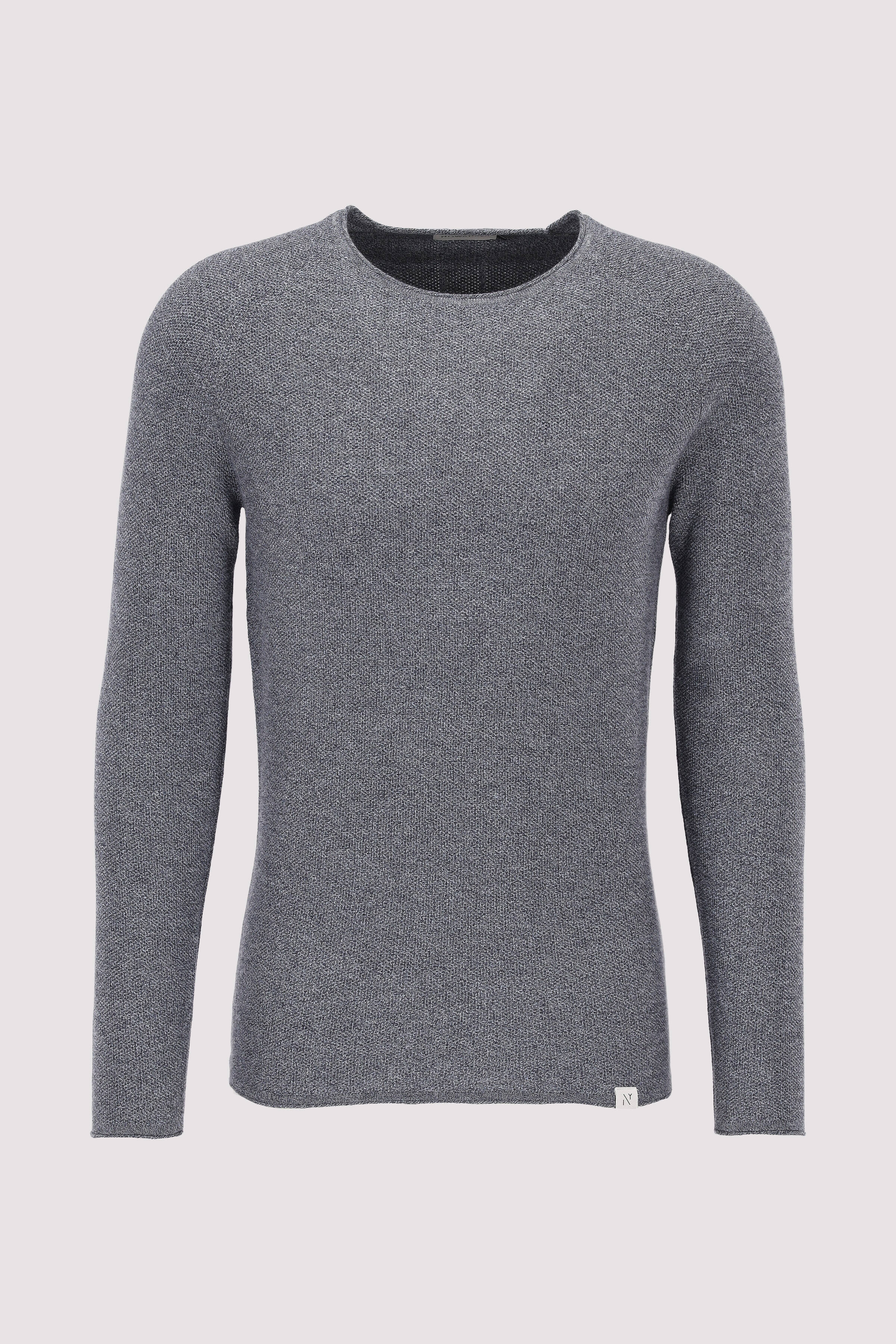 The Honeycomb Crew Neck | Middle blue | M | 2000384580707