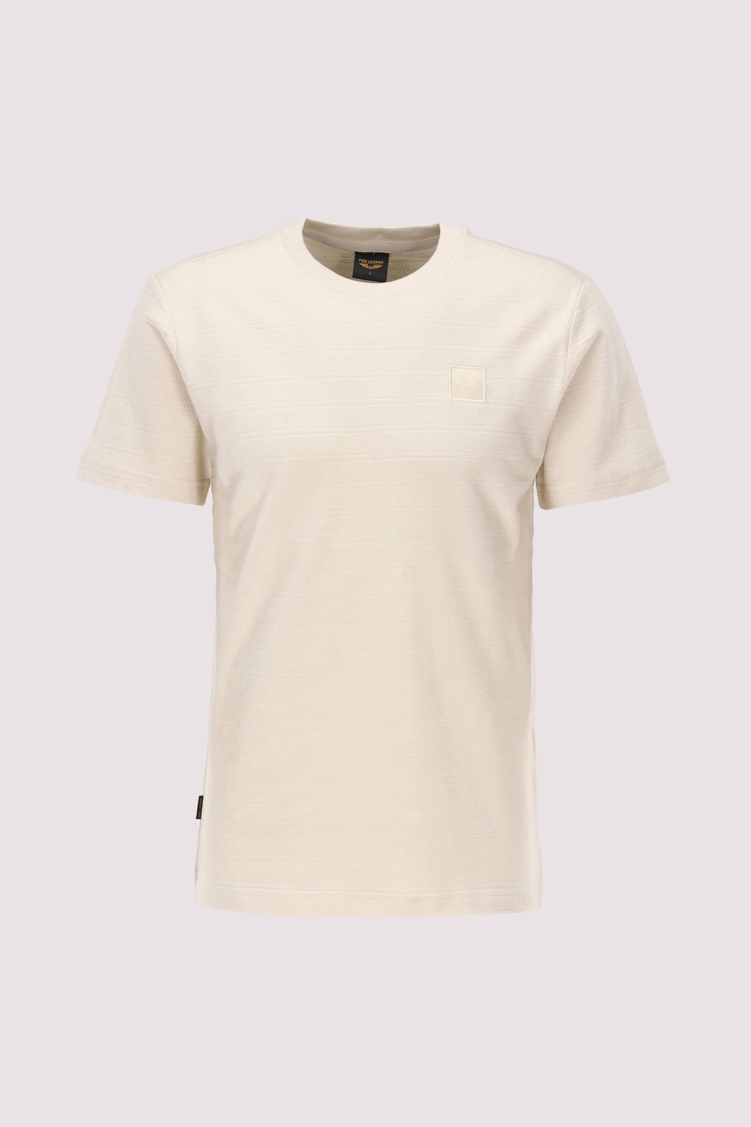 Short sleeve r-neck jacquard s