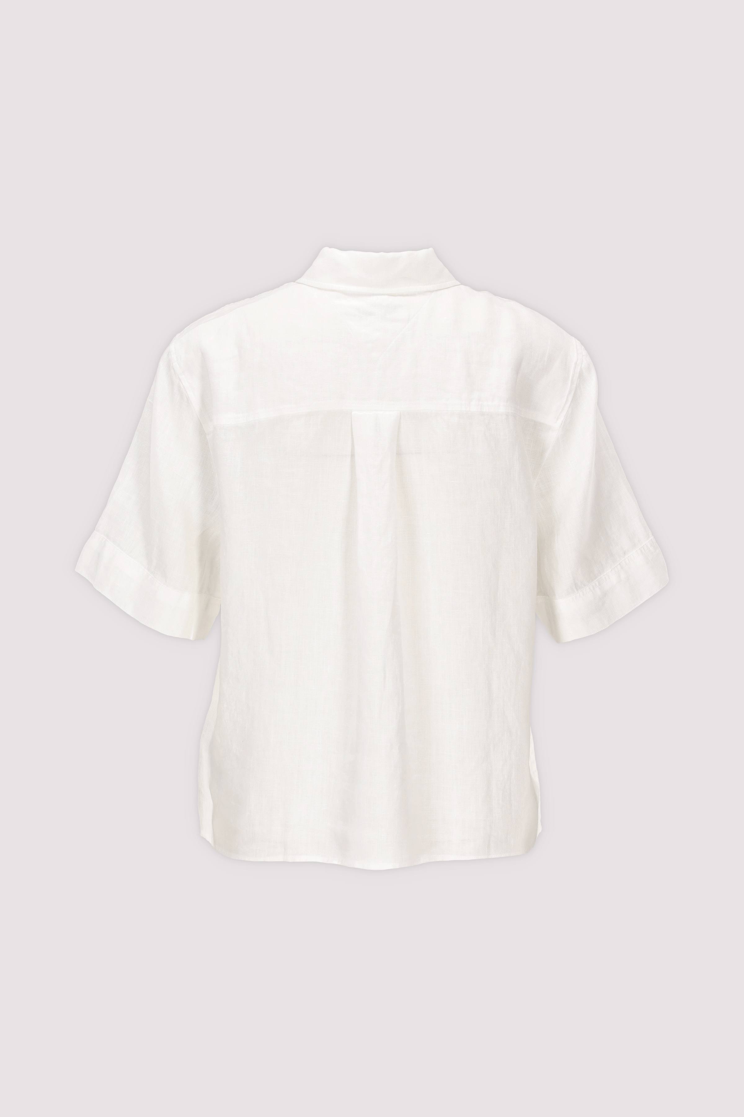 Tommy Hilfiger Leinenbluse Weiß