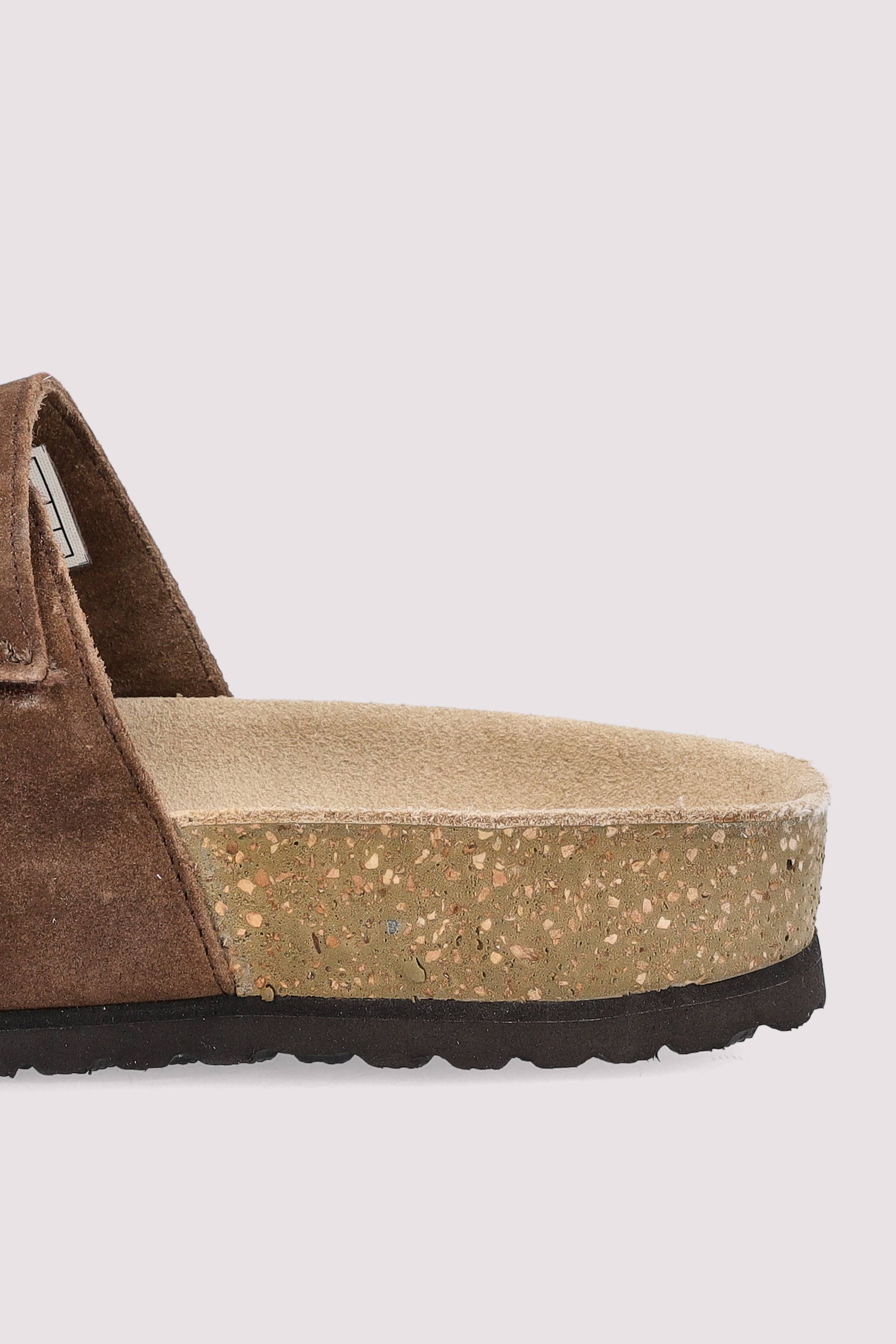 Selected - SLHBASTIAN SUEDE STRAP SLIDER