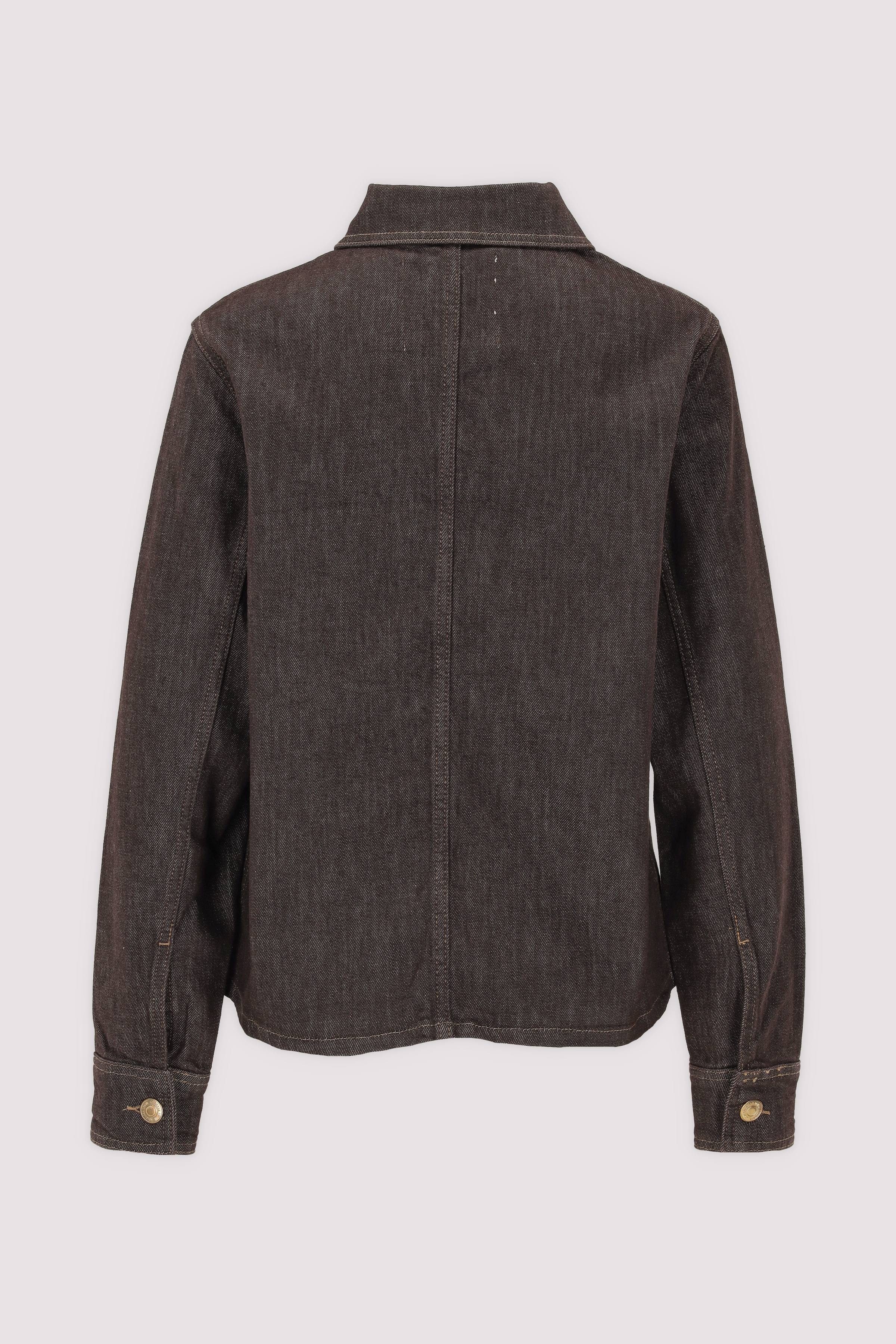 GoldGarn Damen Jeansjacke Braun