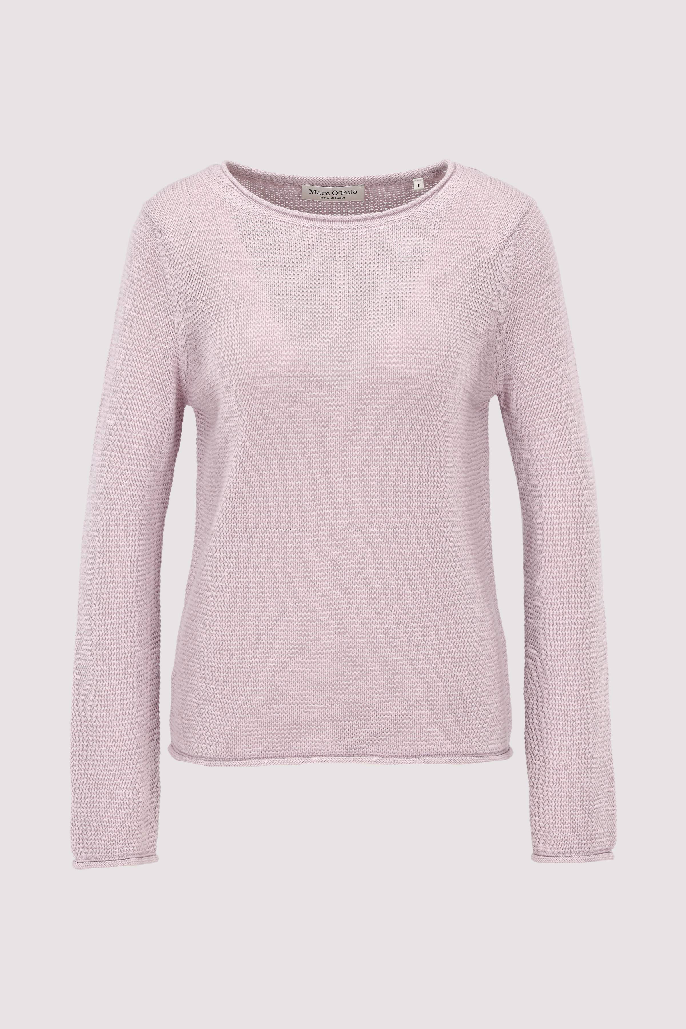 Pullover, longsleeve, boat nec