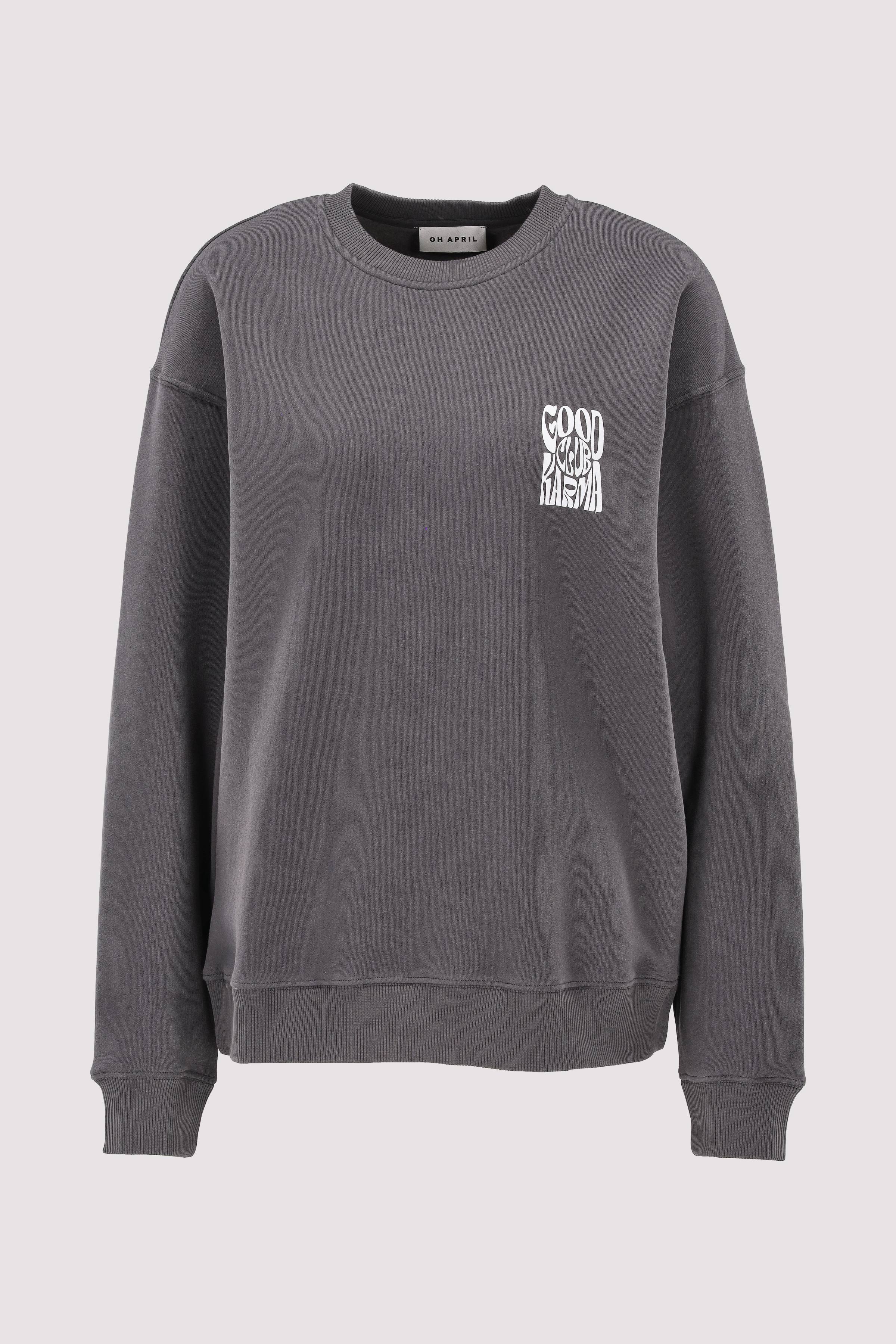 Produktbild von Karma's World Mädchen Sweatshirt Grau - Offizielles Merchandise Mit Karma-Aufdruck
