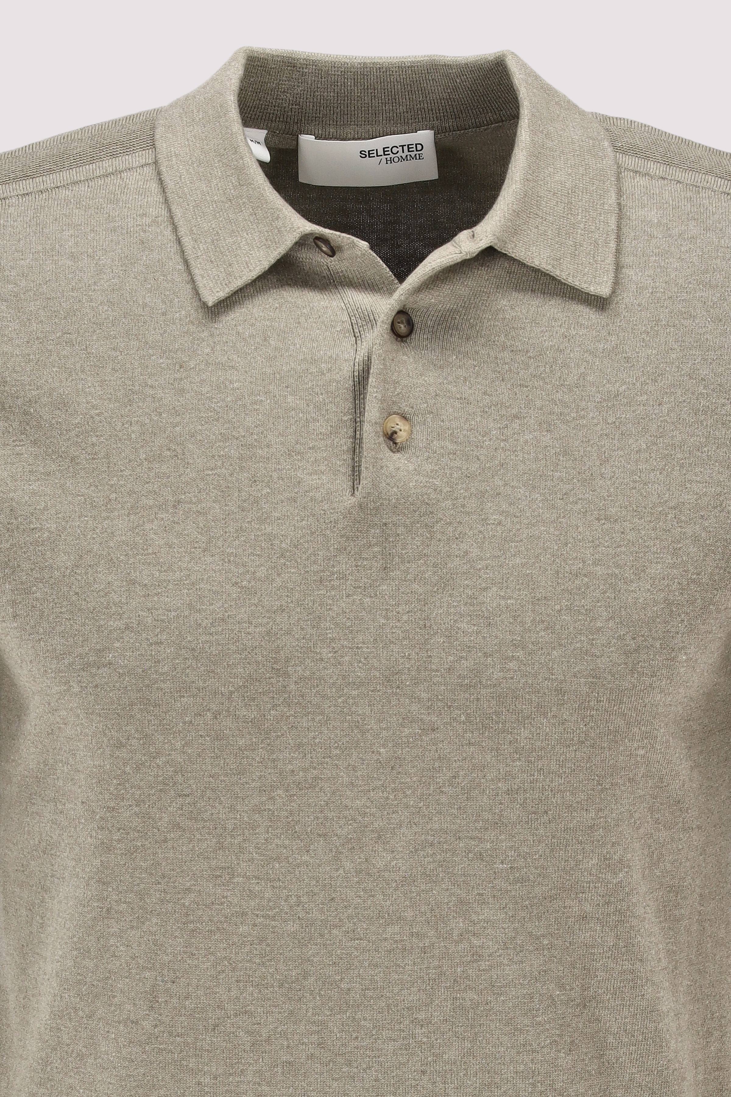 Selected - SLHBERG SS KNIT POLO NOOS Selected - SLHBERG SS KNIT POLO NOOS