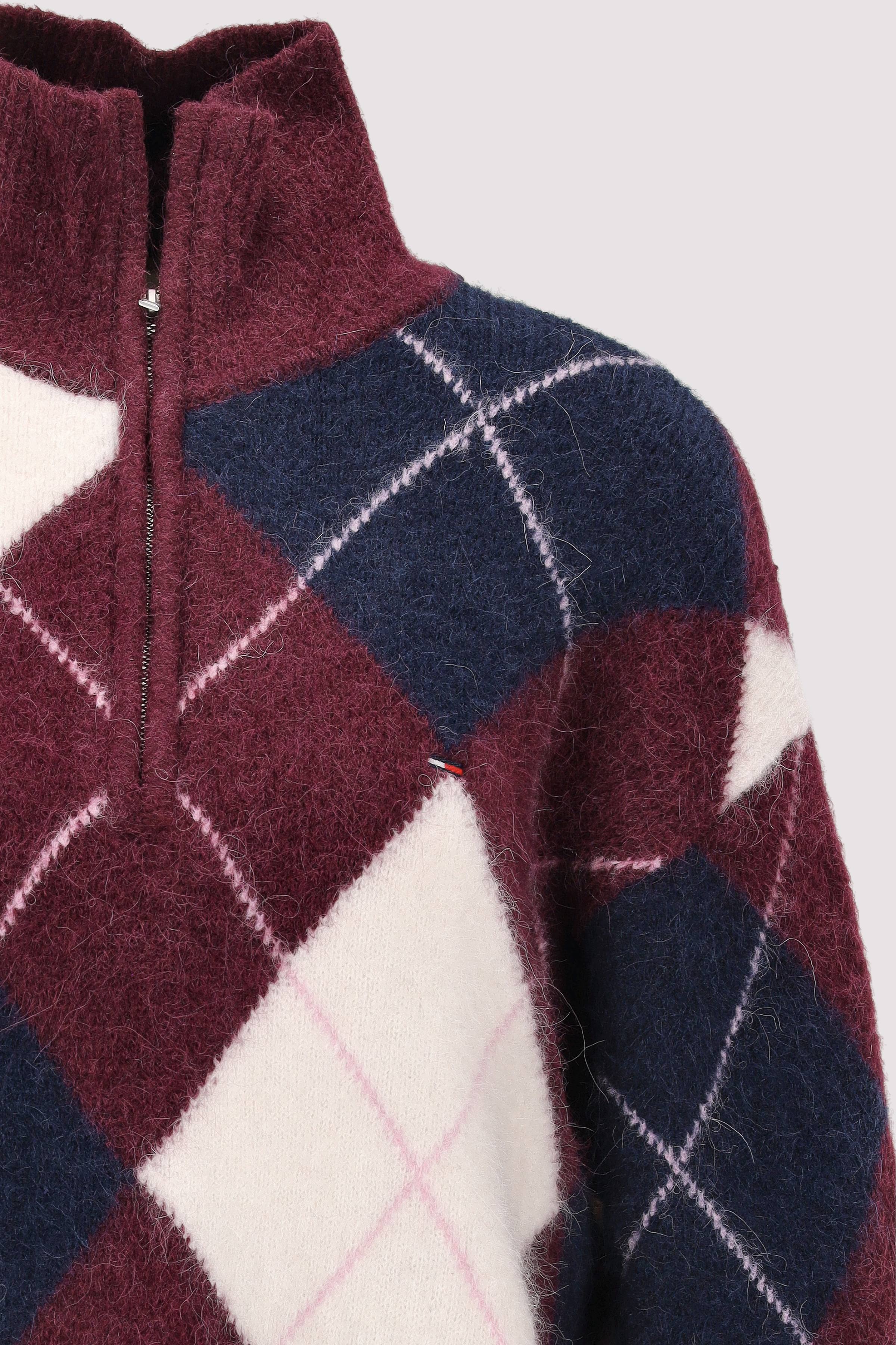 Tommy Hilfiger - Tommy Hilfiger Half-Zip-Pullover lila