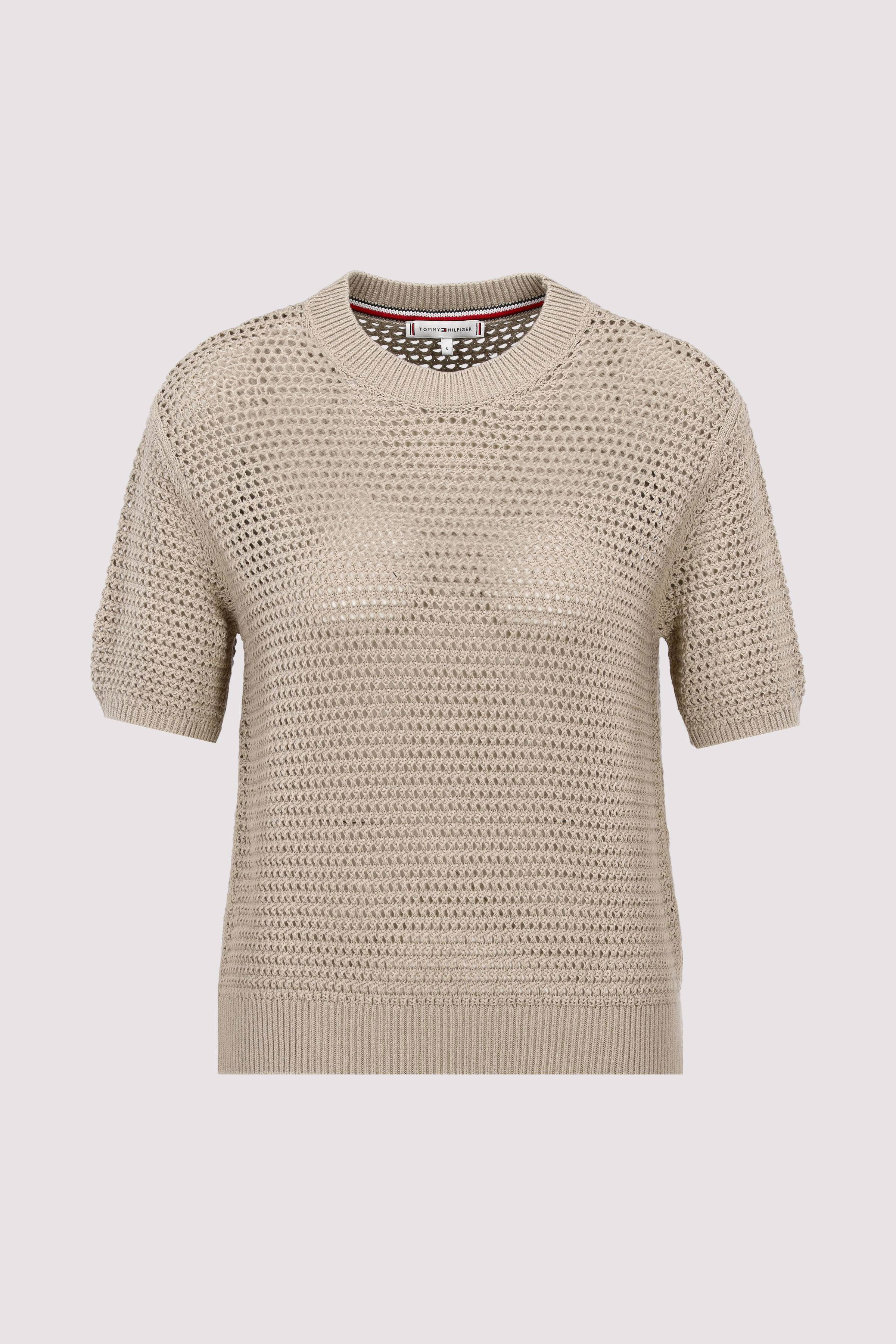 POINTELLE CROCHET SS C-NK SWT