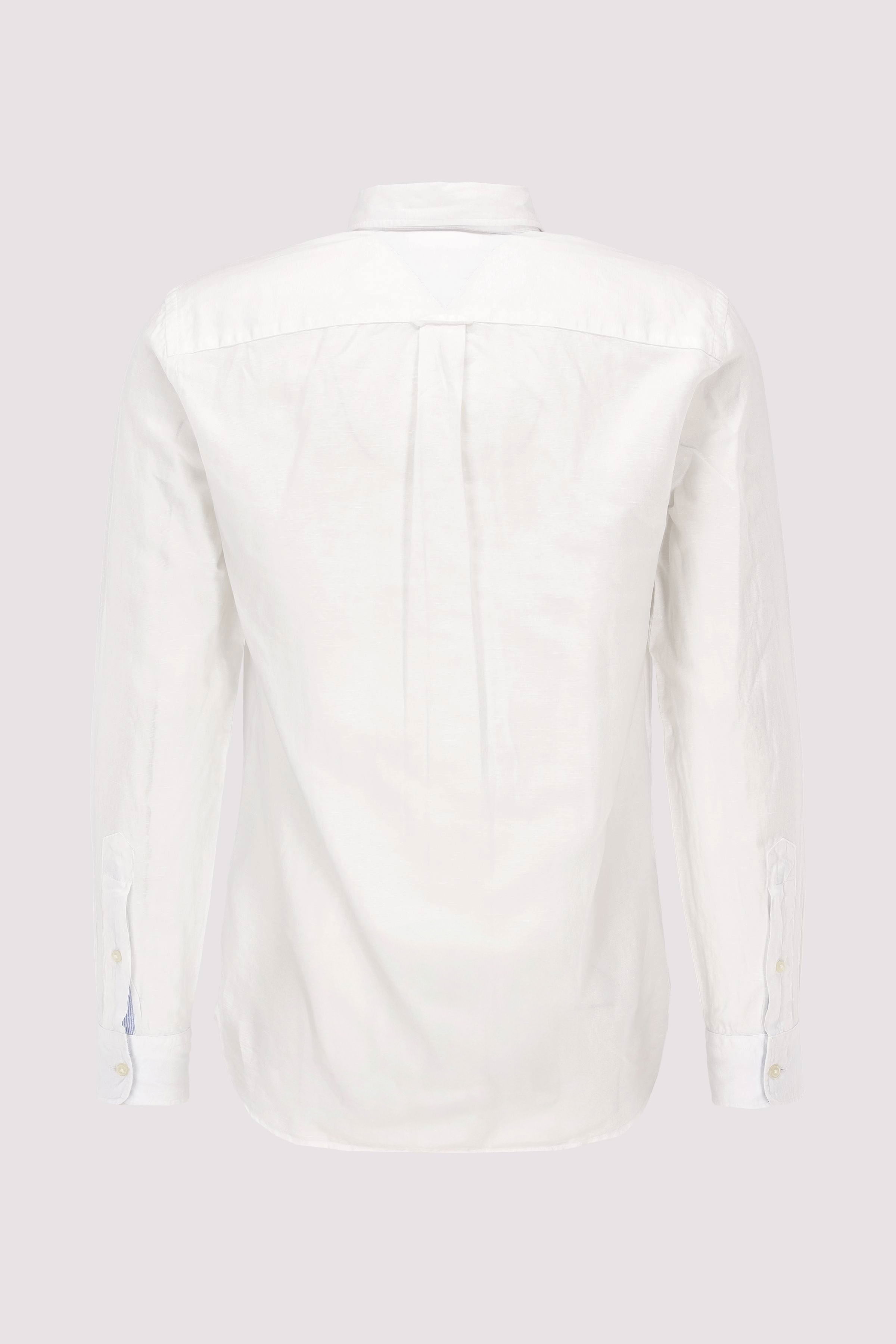 Tommy Hilfiger - LINEN BLEND SOLID RF SHIRT Tommy Hilfiger - LINEN BLEND SOLID RF SHIRT