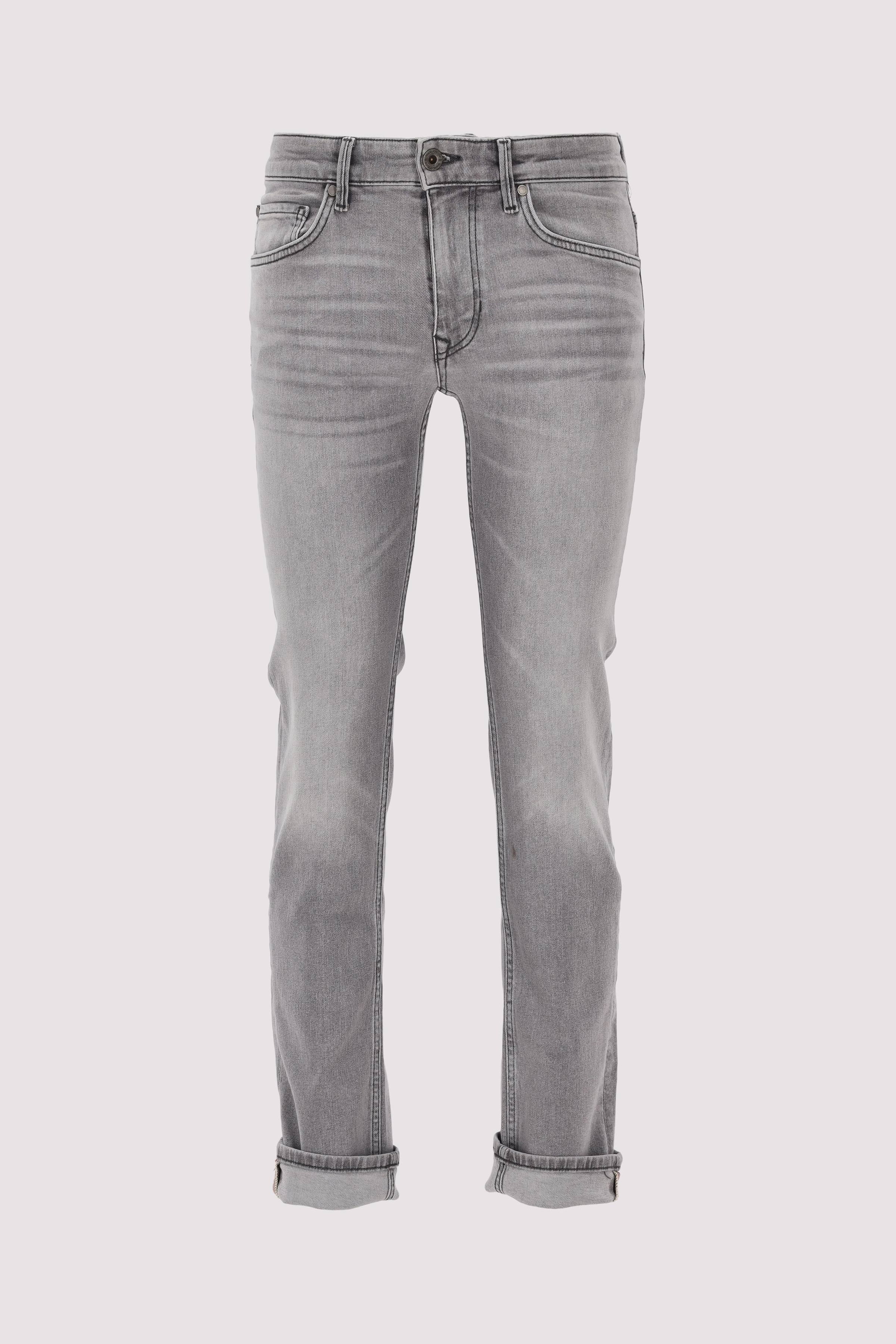 Denim trousers, shaped fit, sh