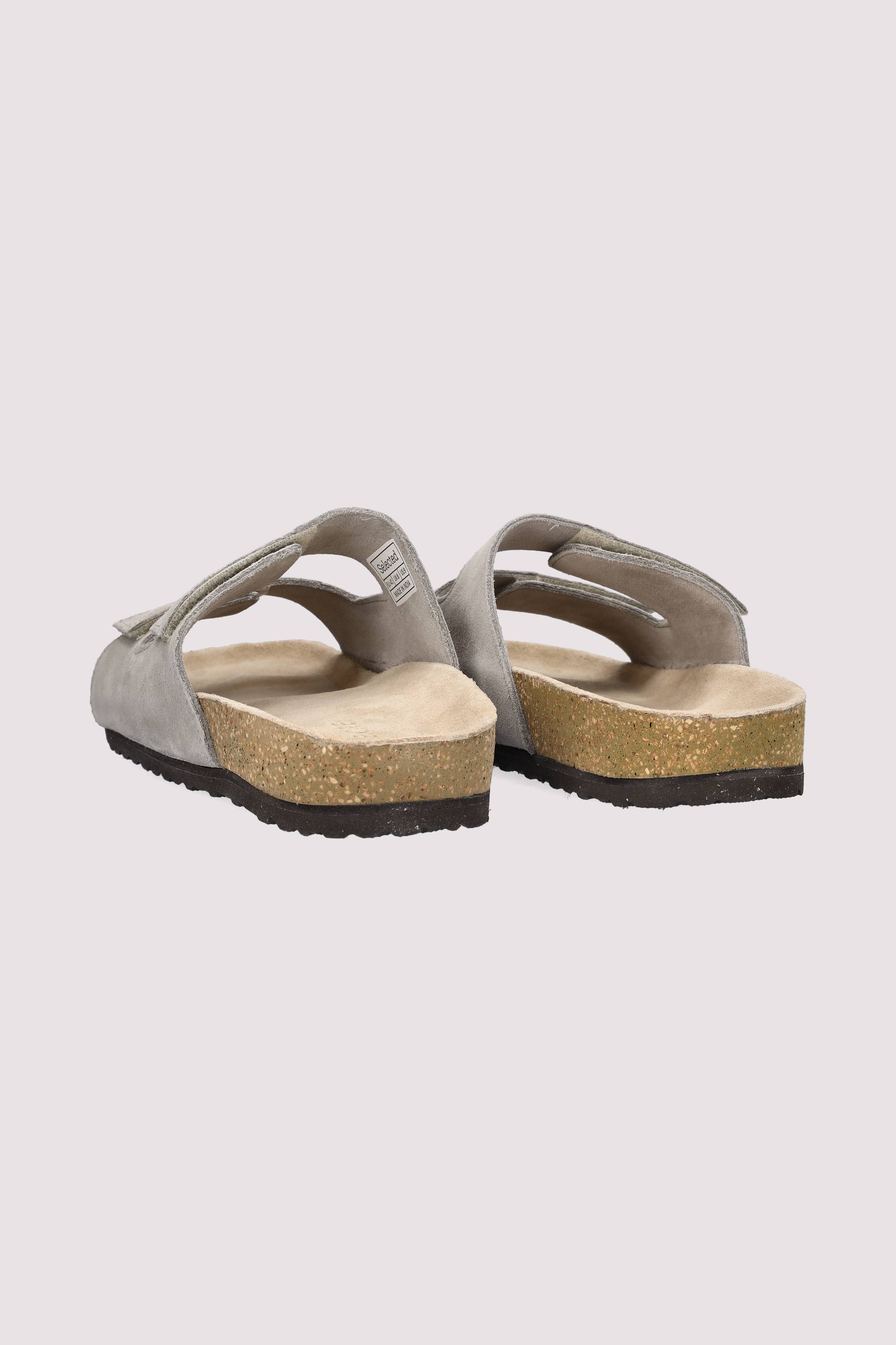 Selected - Selected Herren-Sandale Aquagrau Komfort