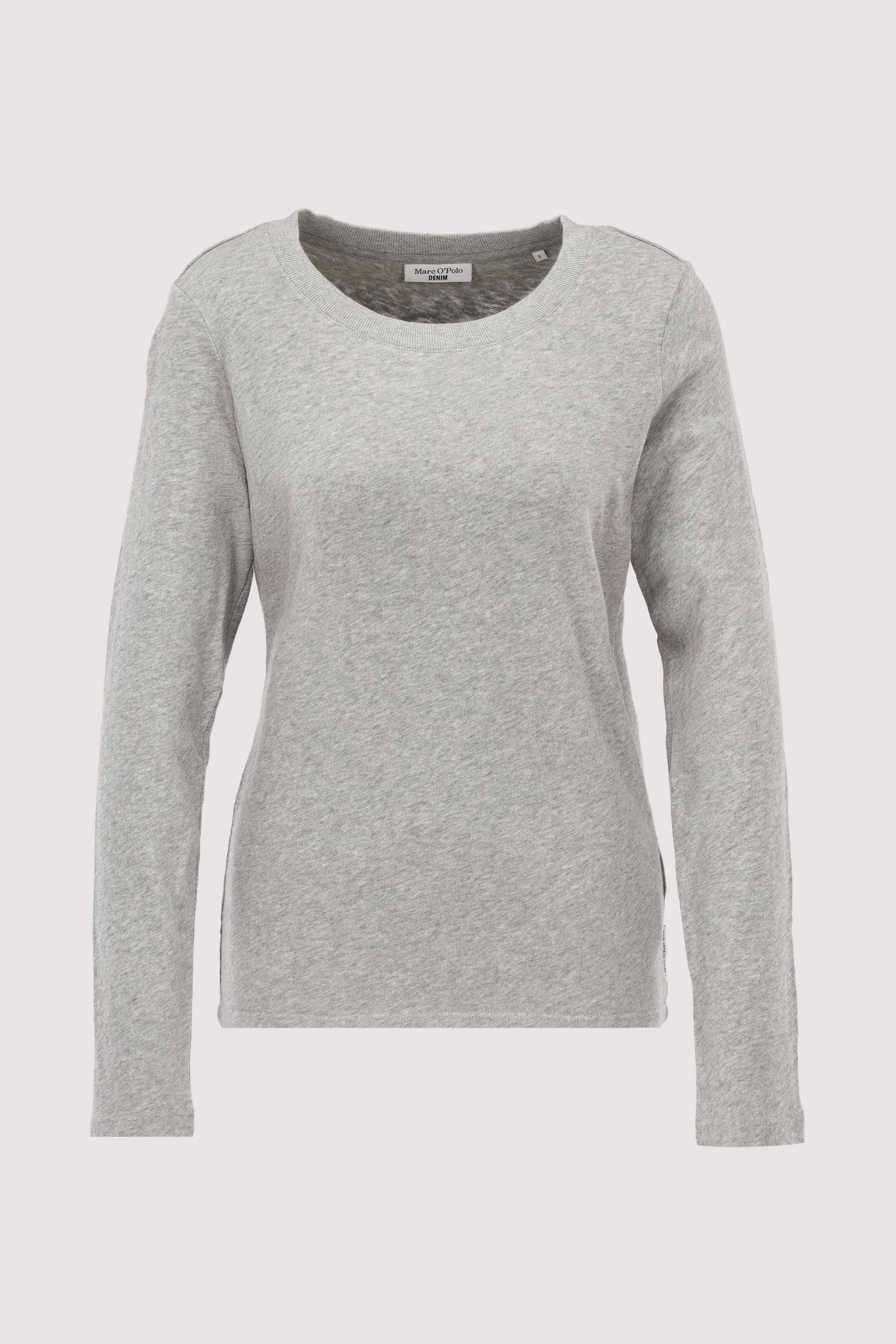T-Shirt, LSL, High Crewneck, S