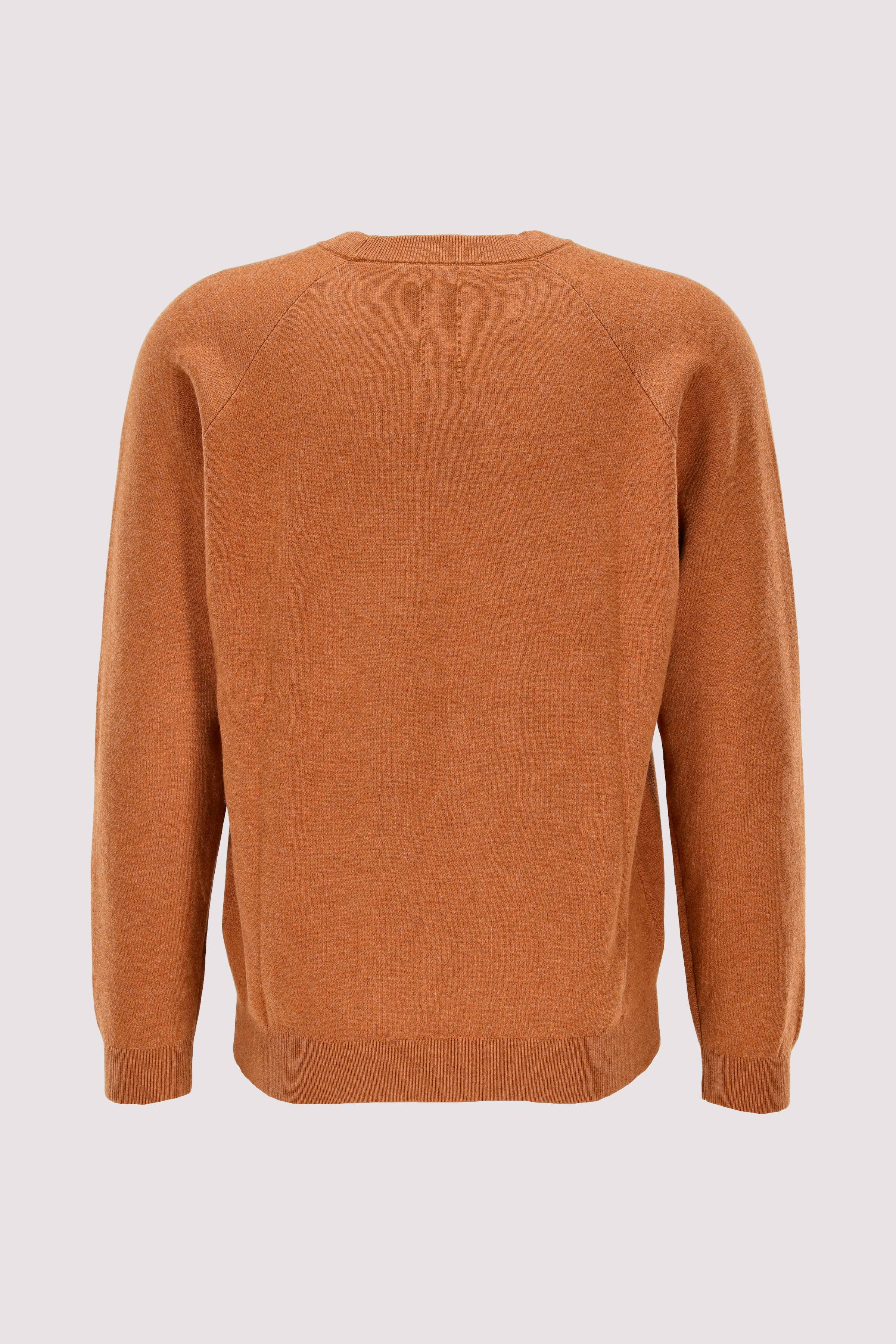 NOWADAYS Rundhalspullover Caramel weich