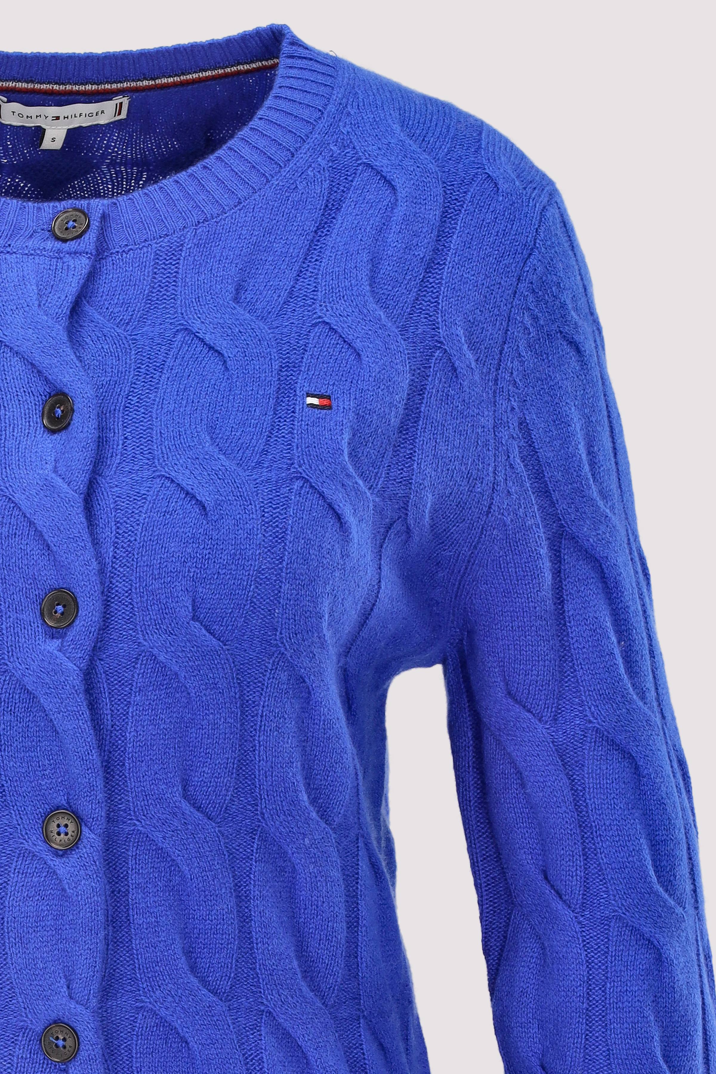 Tommy Hilfiger - SOFT WOOL CABLE C-NK LS CARDIG