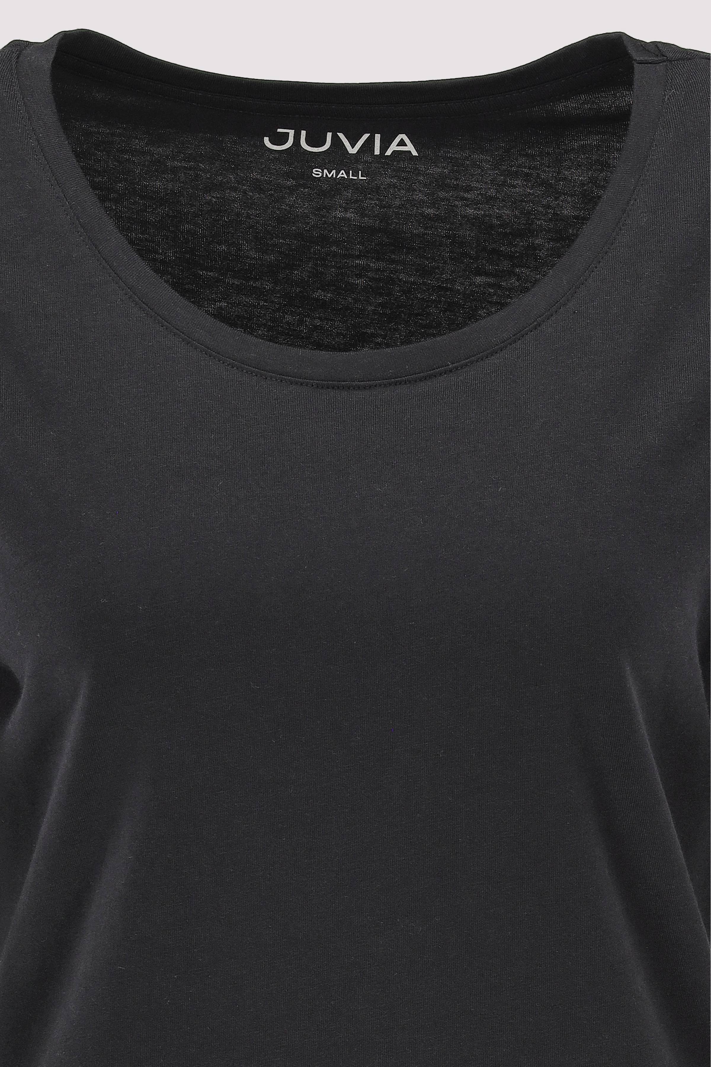 Juvia - Juvia Damen T‑Shirt in schwarz