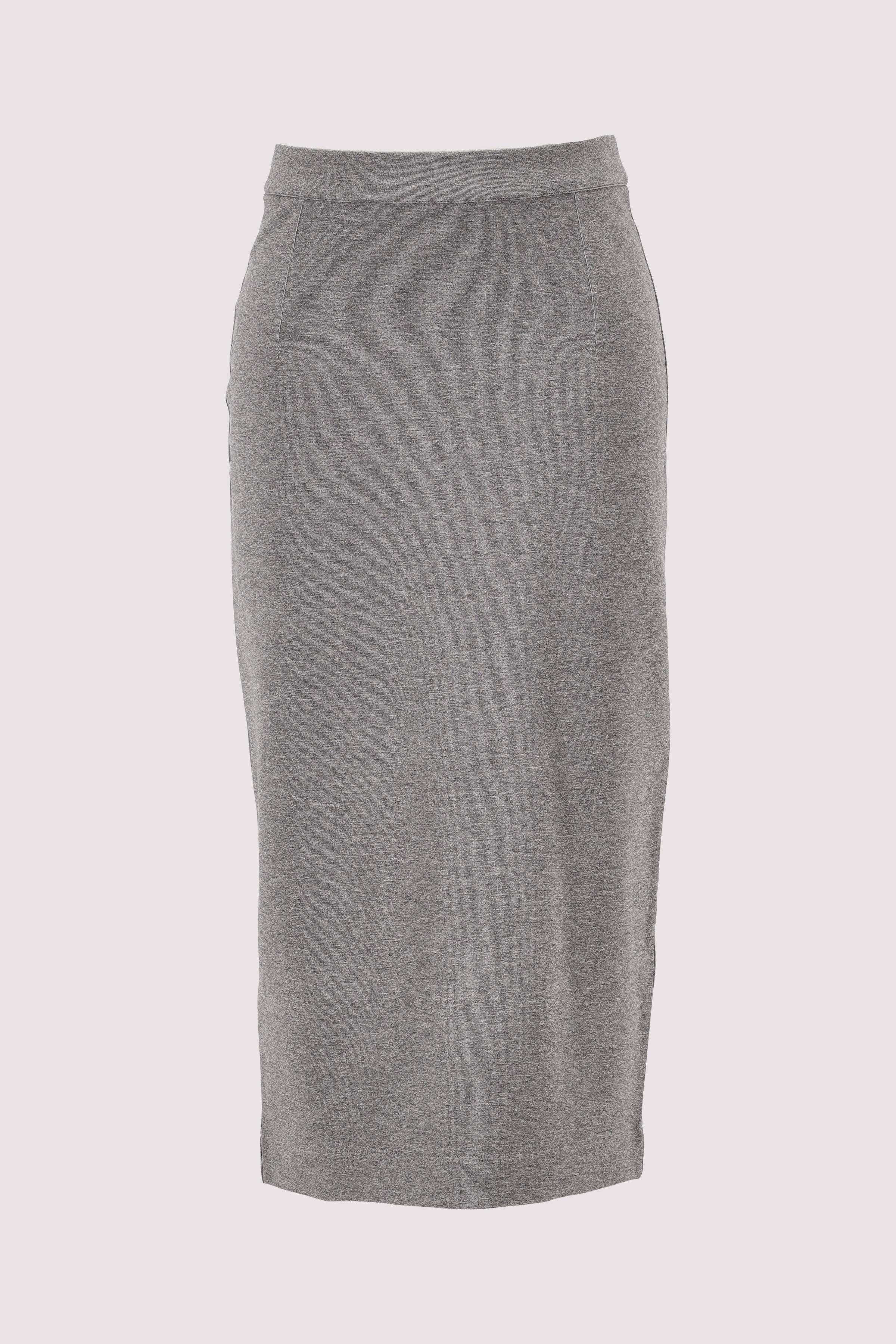 Jersey skirt, midi length