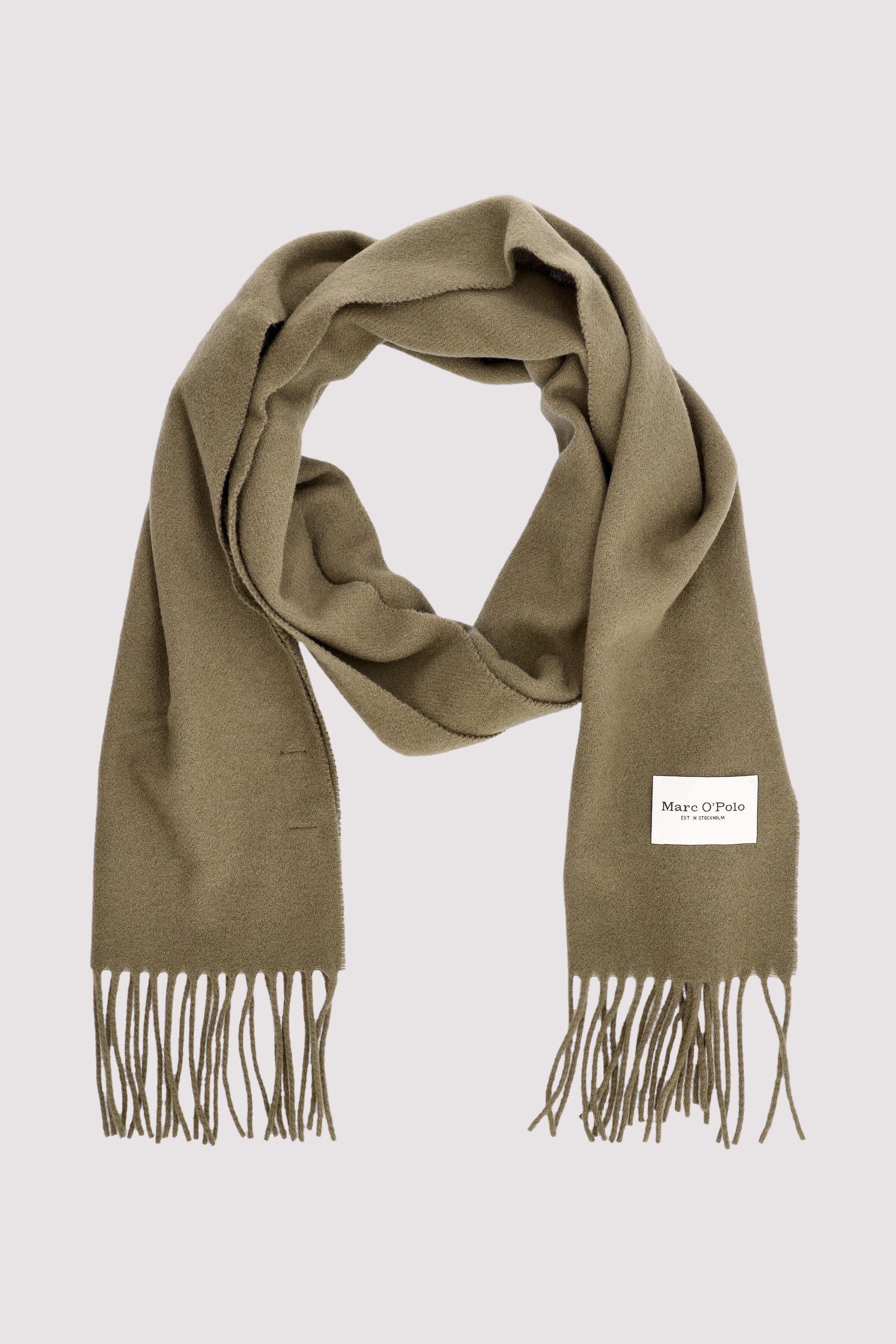 Scarf, woven wool, skinny extr
