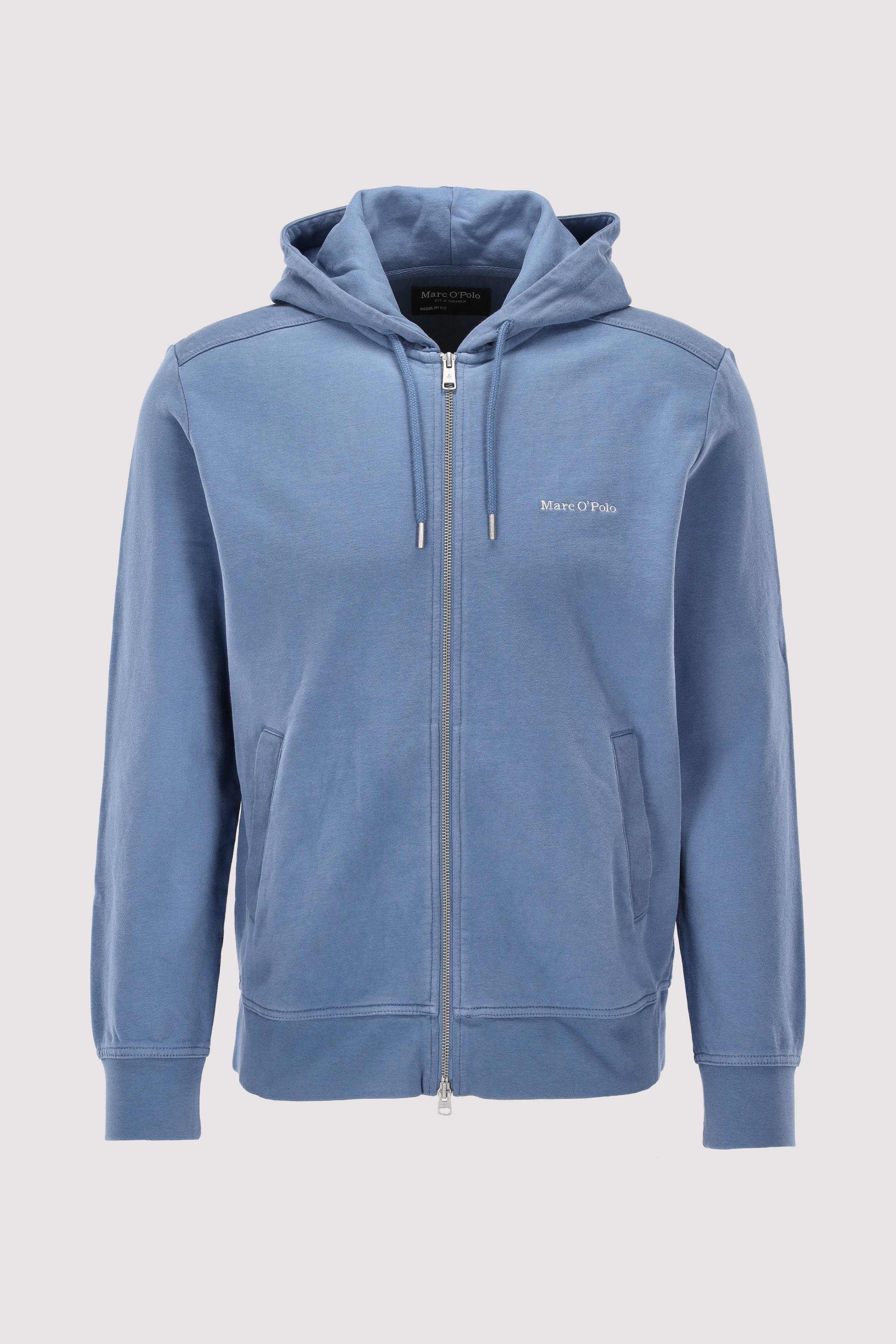 Marc O´Polo International - Sweatjacket, woven back yoke, Marc O´Polo International - Sweatjacket, woven back yoke,