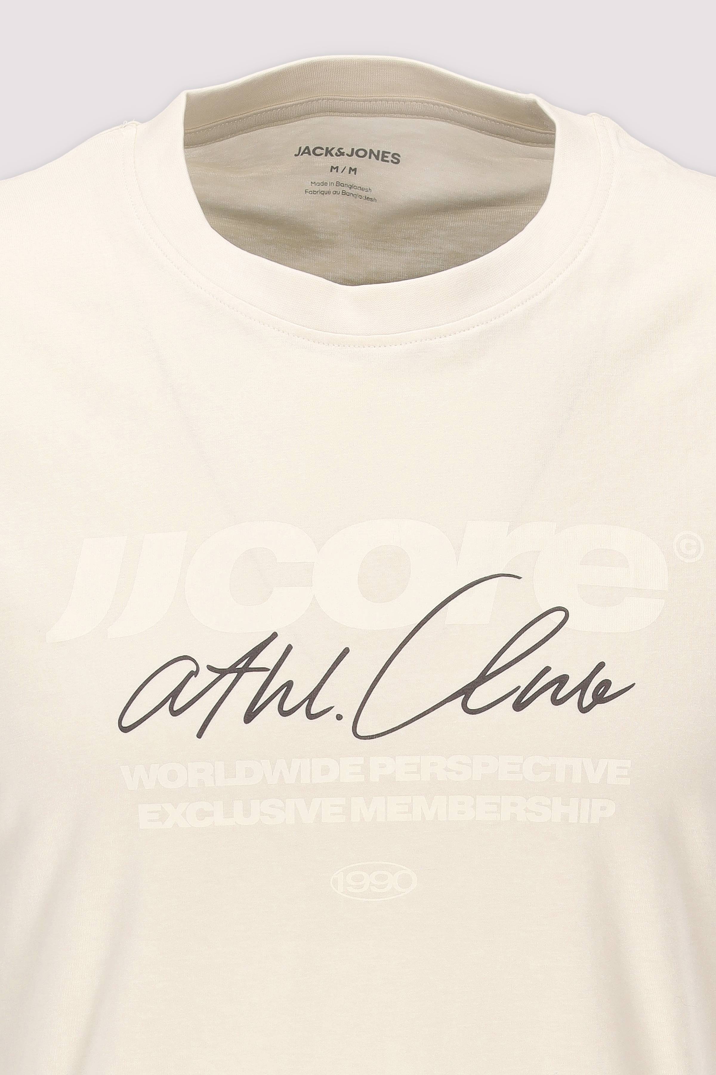 Jack and Jones - Jack and Jones T‑Shirt Antikweiß