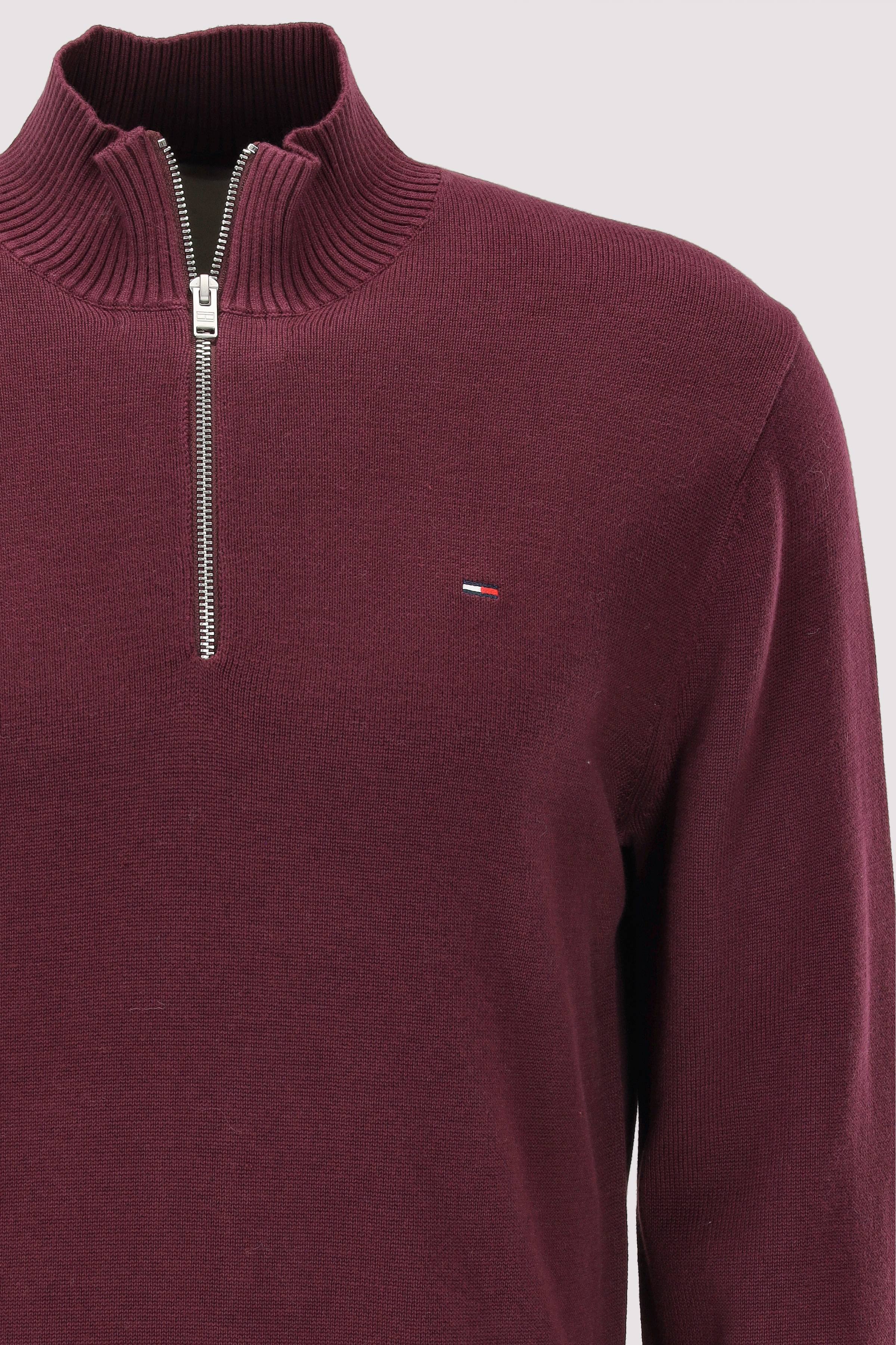 Tommy Hilfiger - Tommy Hilfiger Half-Zip-Pullover lila