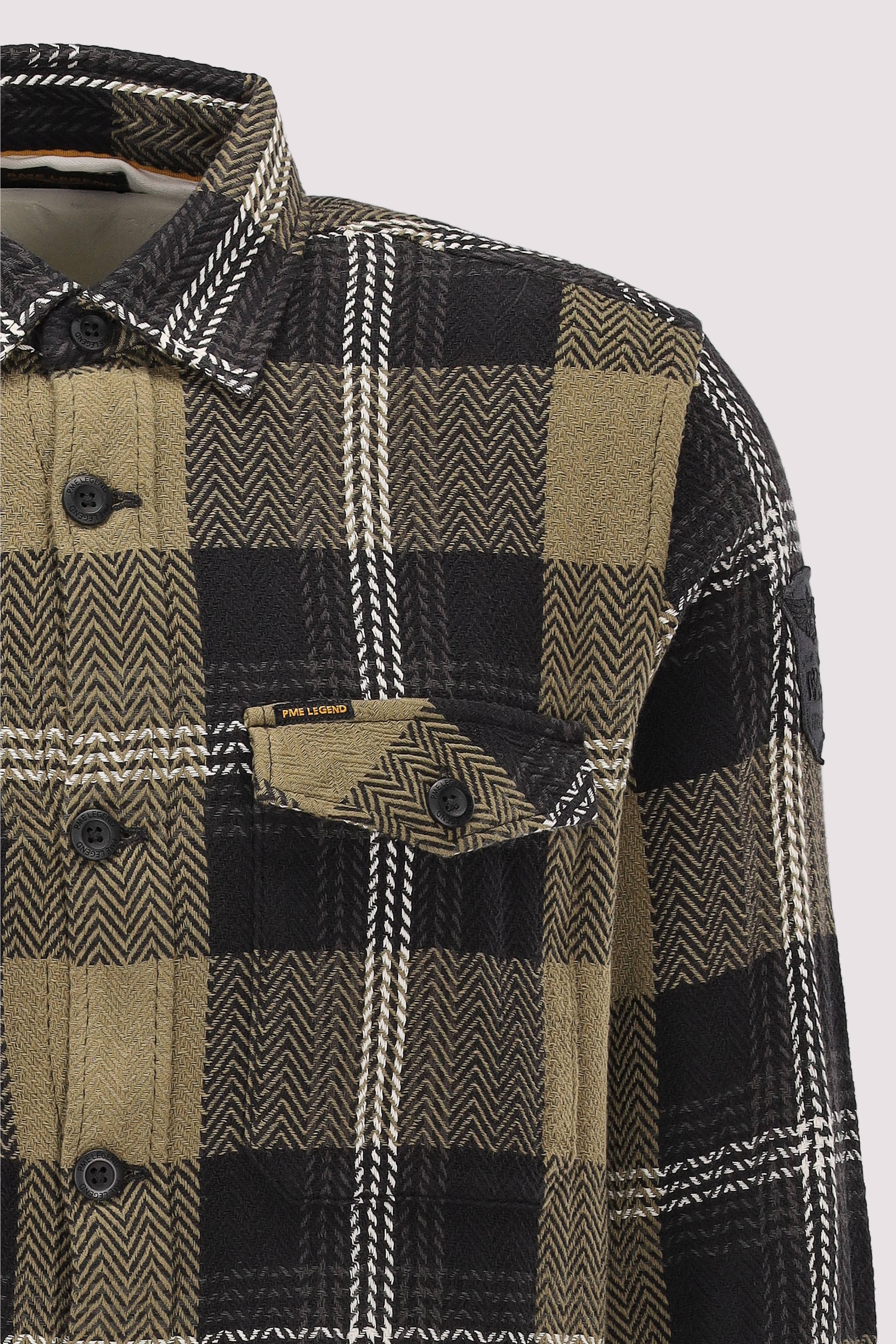 PME Legend - LONG SLEEVE SHIRT yarn dye che PME Legend - LONG SLEEVE SHIRT yarn dye che