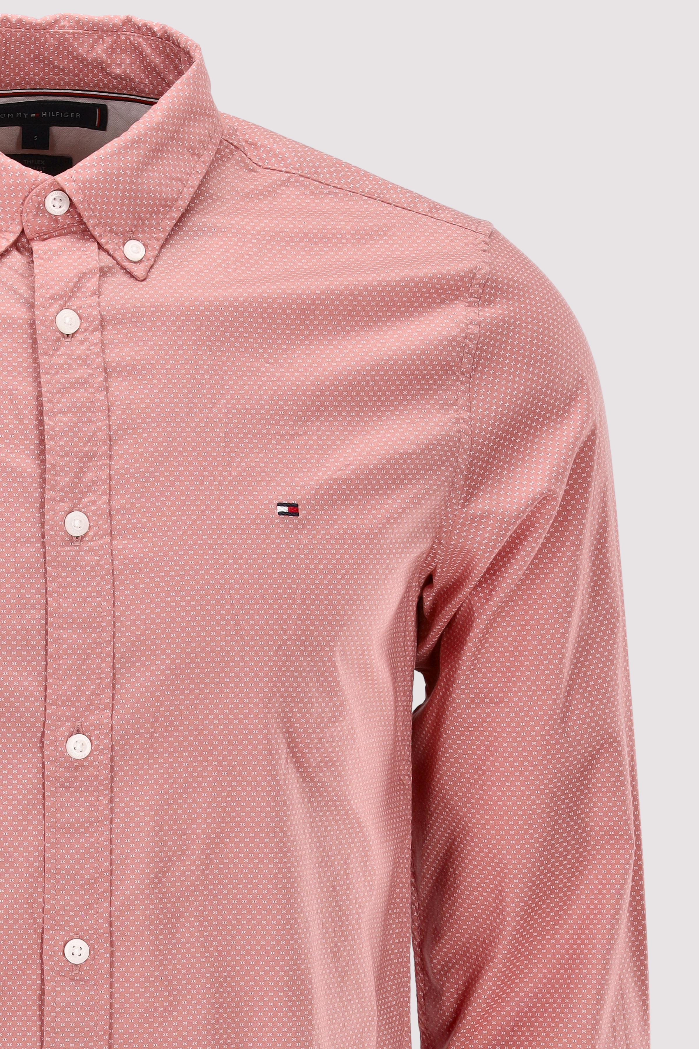 Tommy Hilfiger - FLEX MINI PRINT SF SHIRT