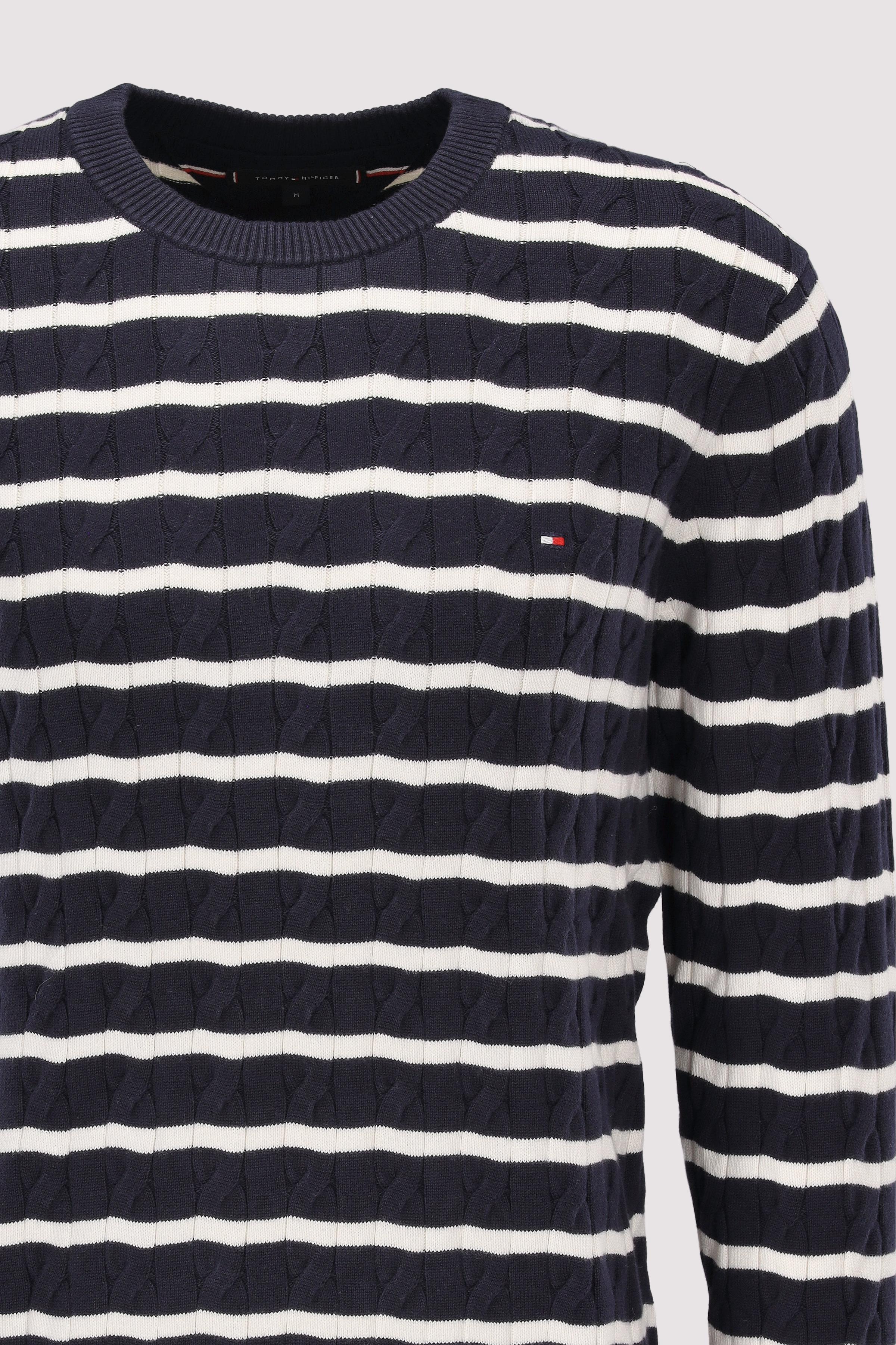 Tommy Hilfiger - CLASSIC COTTON CABLE CREW NECK Tommy Hilfiger - CLASSIC COTTON CABLE CREW NECK