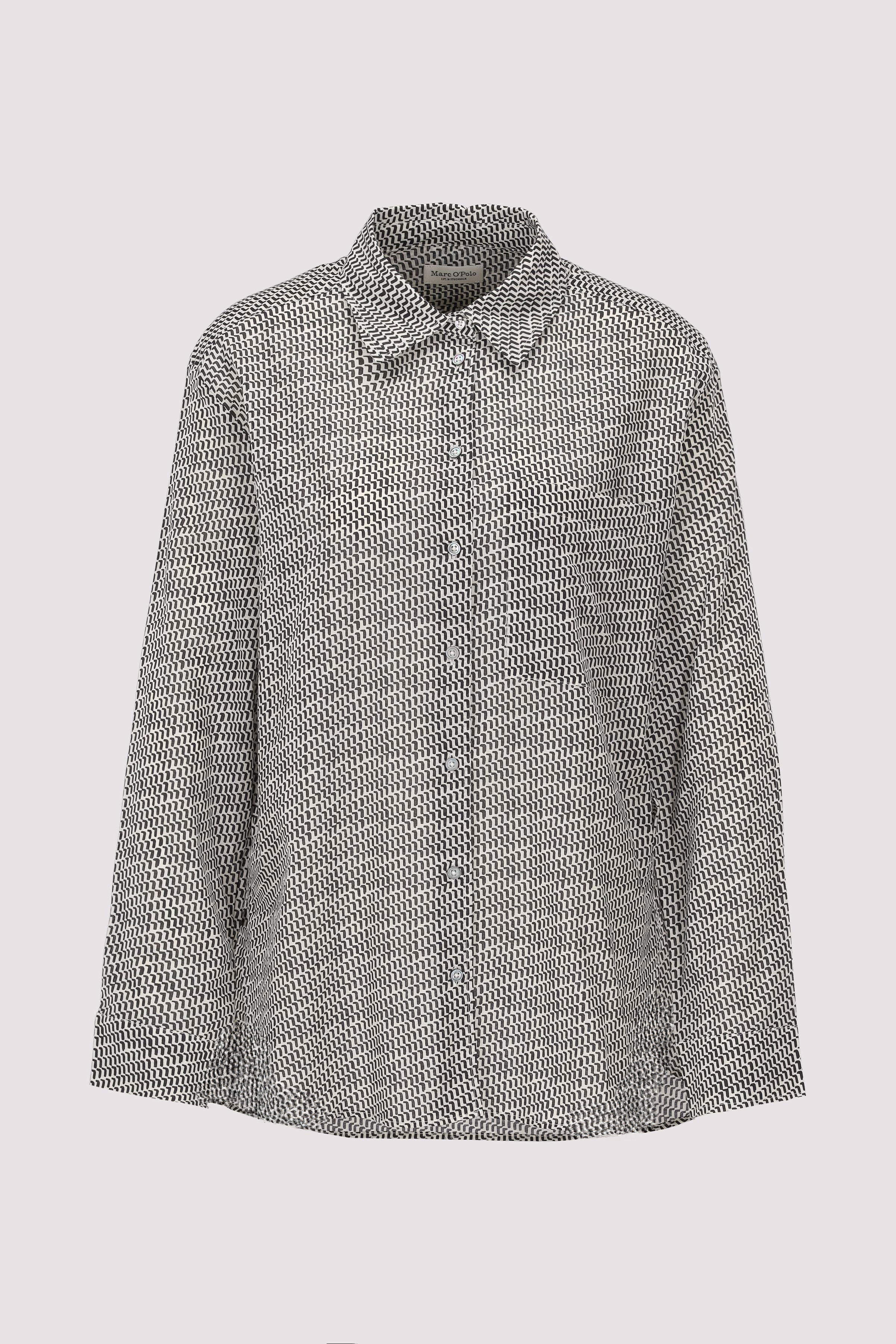 Blouse, casual fit, chest pock